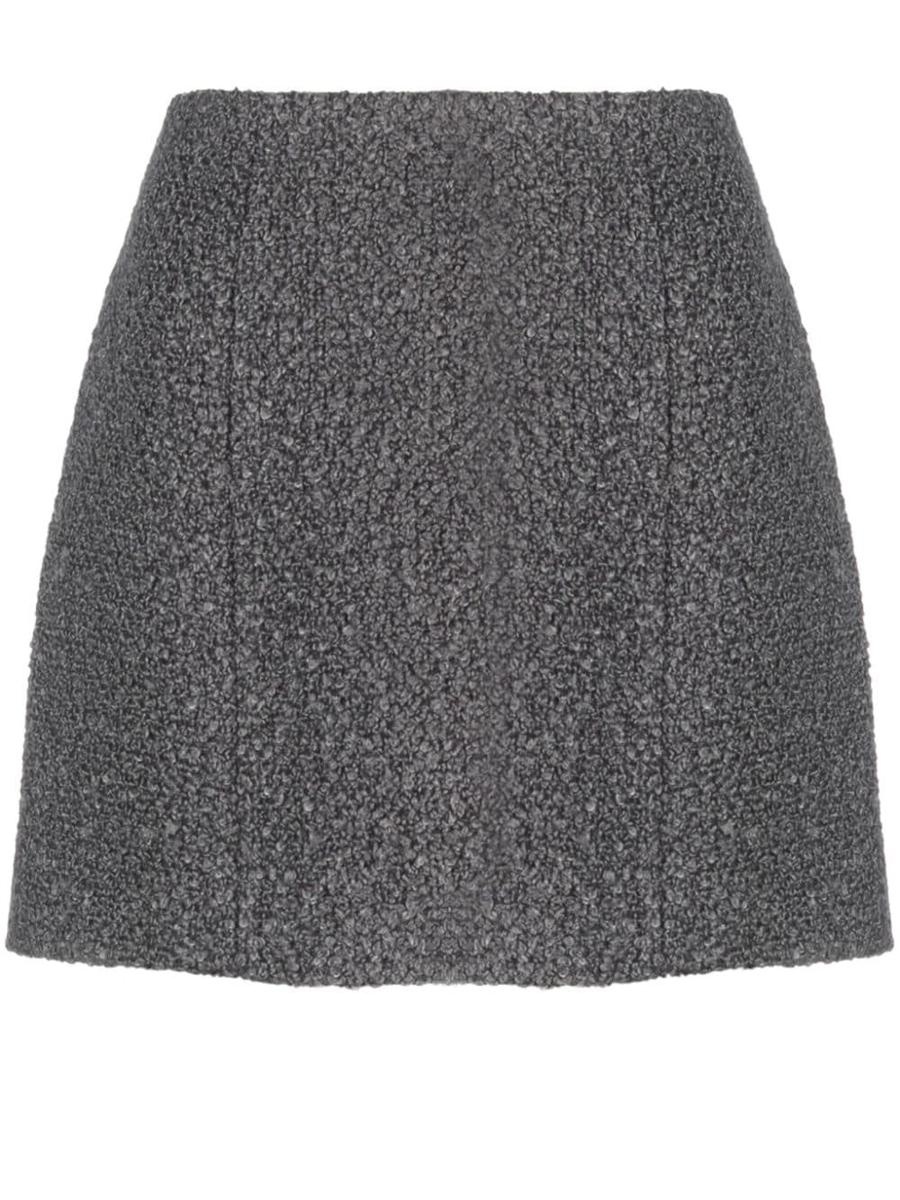 スカート PATOU Woman Skirt Grey SK0460154 959A PATOU PATOU SKIRTS | baltini | REVERSIBLE