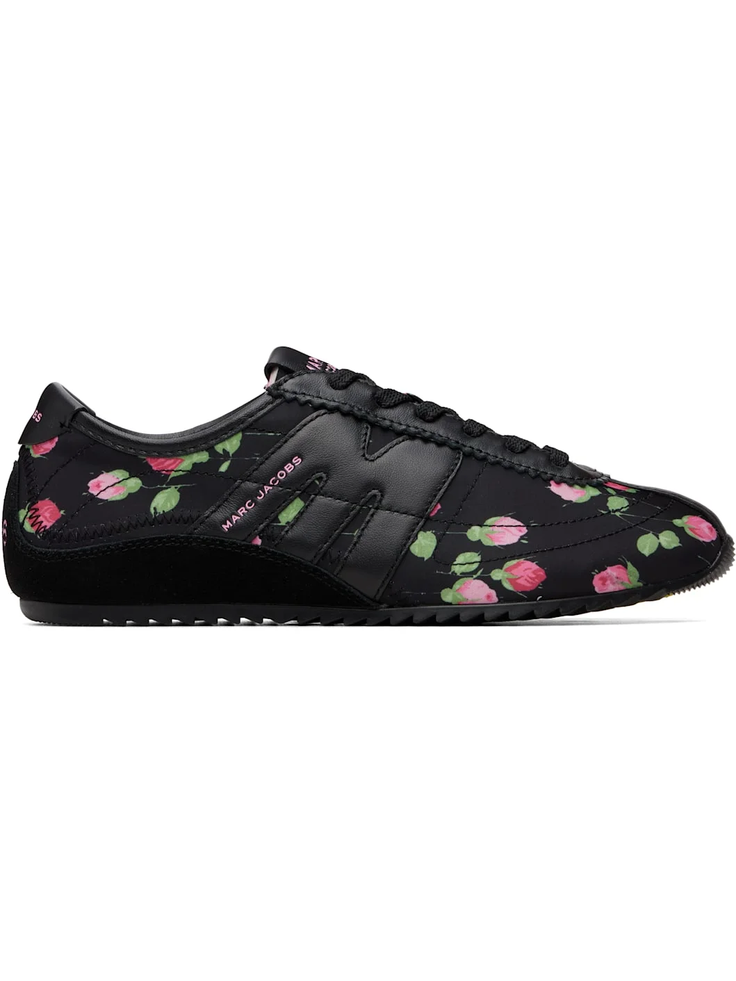 Black & Pink 'The Vintage Floral 400 Bleecker Runner' Sneakers - 1