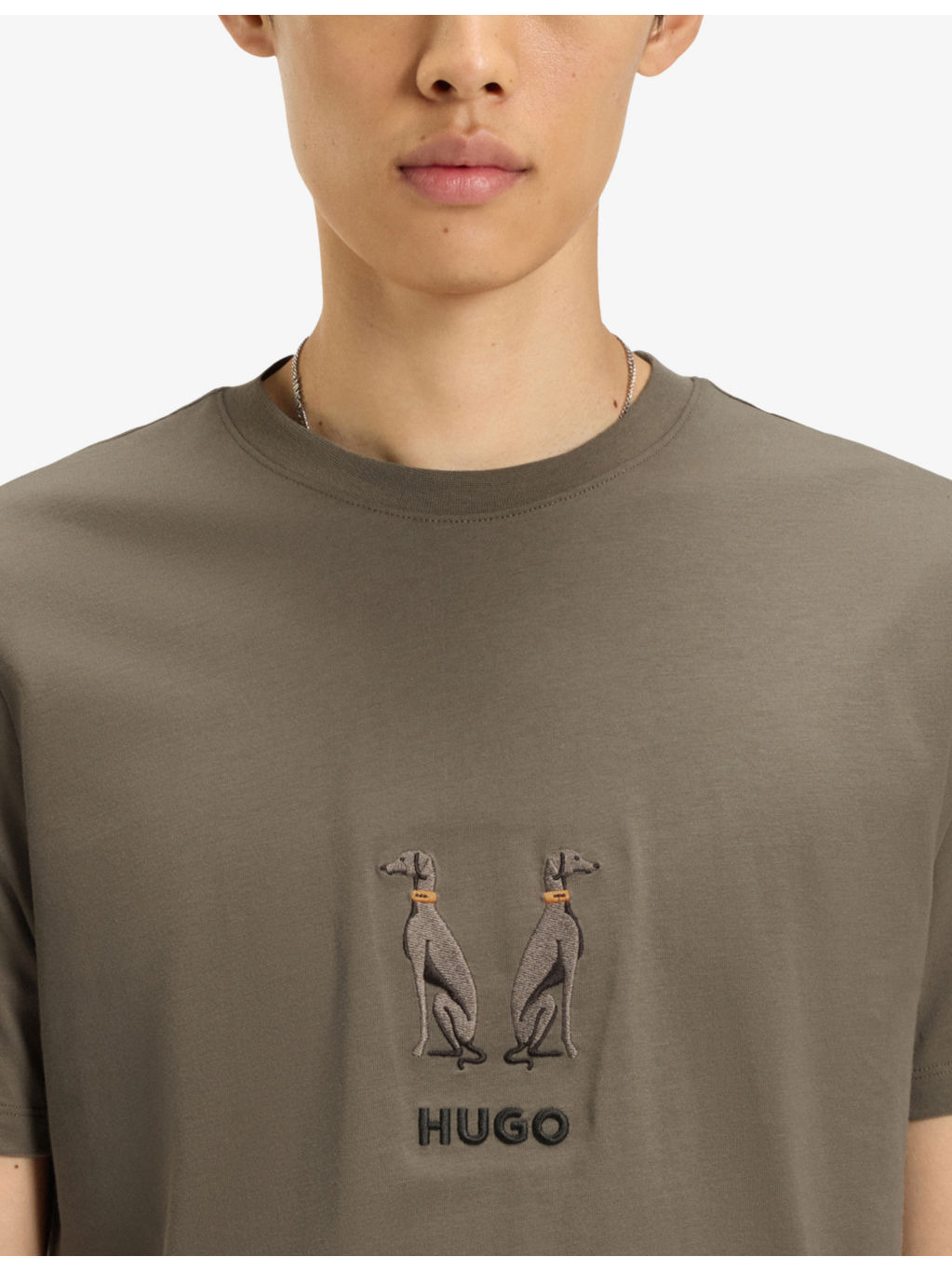 Brand-Embroidered Short-Sleeved Cotton-Jersey T-Shirt - 5