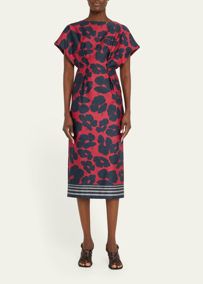 Dries Van Noten Dezos Floral-Print Midi Dress outlook