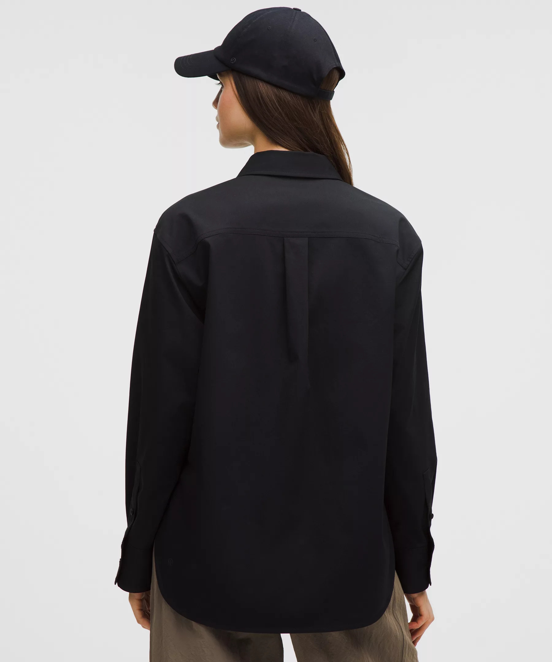 Woven Relaxed-Fit Button-Up Shirt - 3