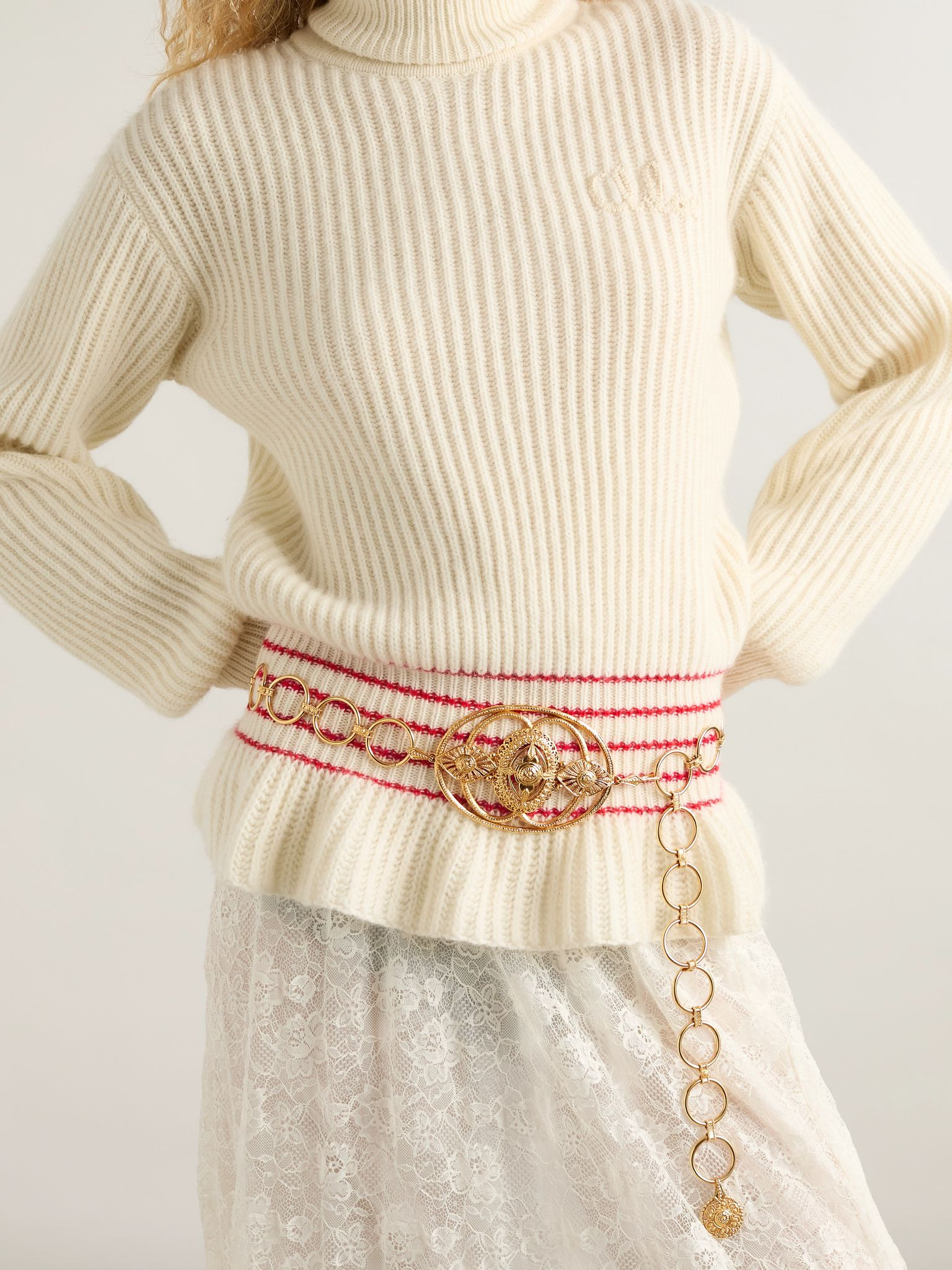 Gold-tone belt Gold - 2