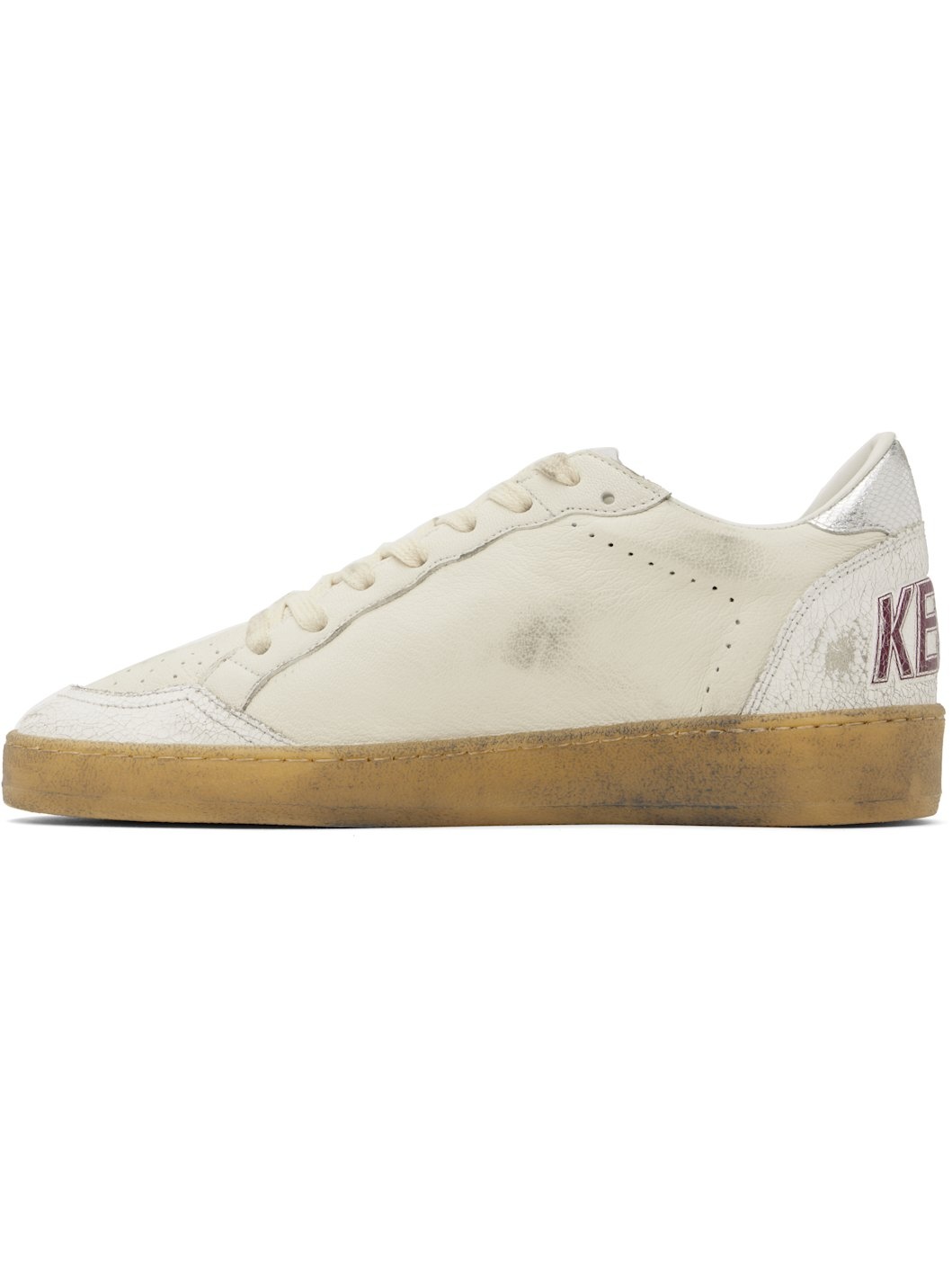 White Ball Star Sneakers - 3