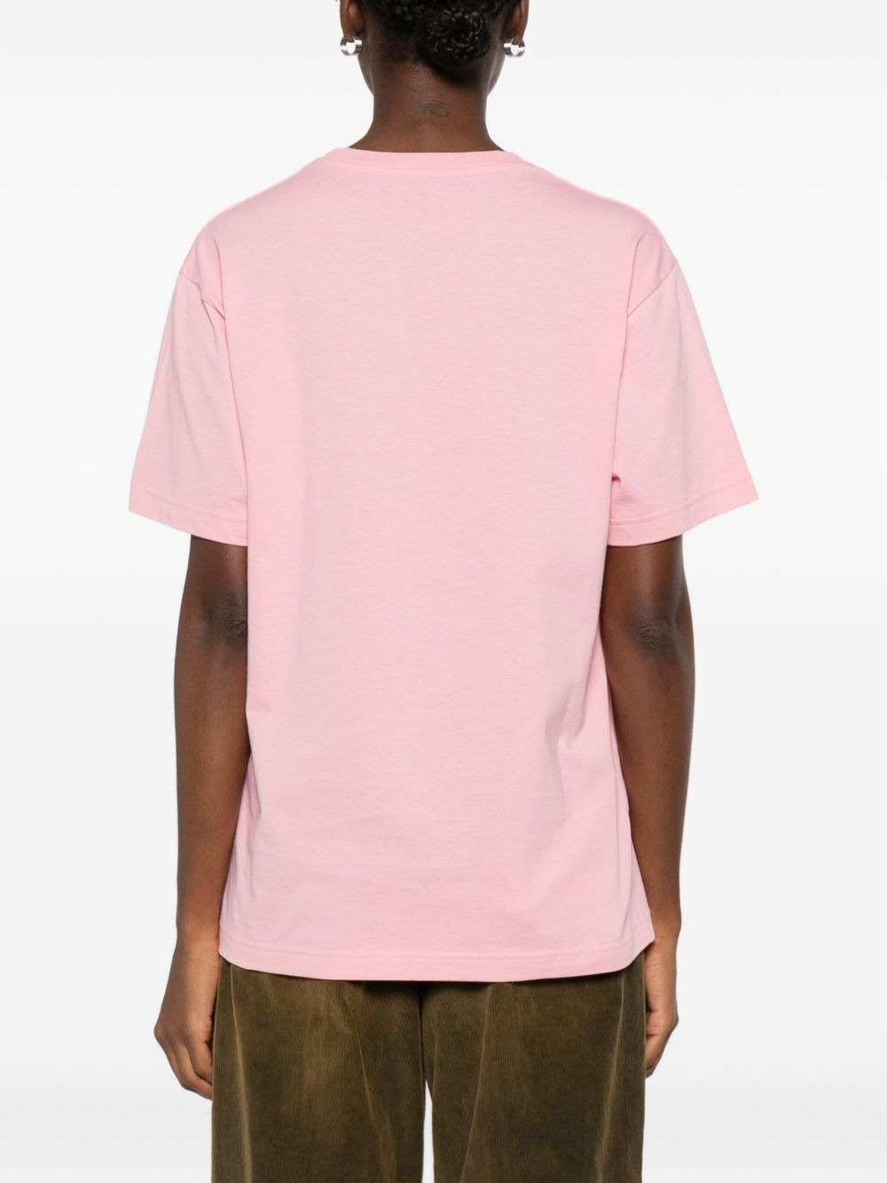 logo-print cotton T-shirt - 4