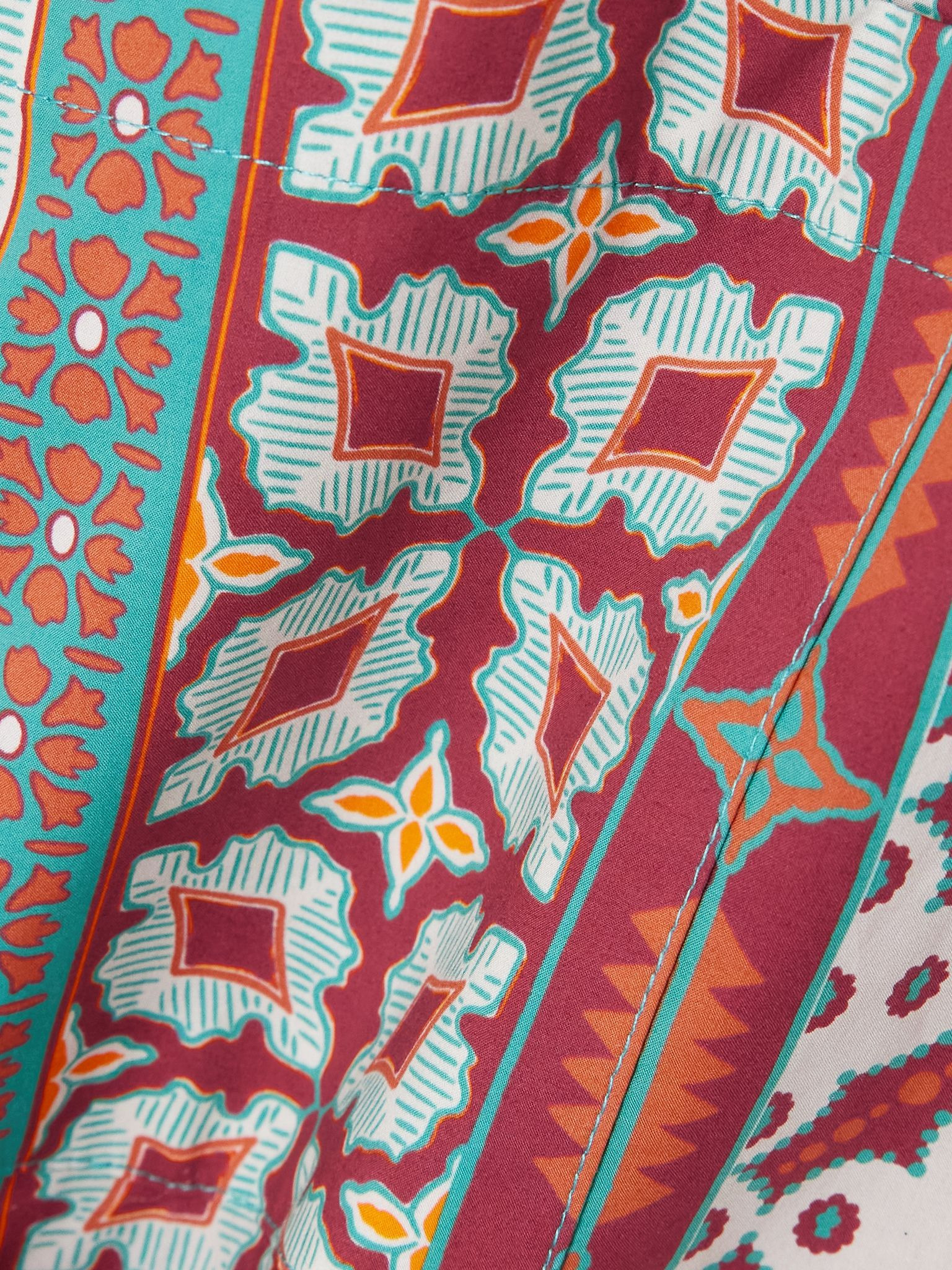 Printed cotton-poplin shirt Multi - 5
