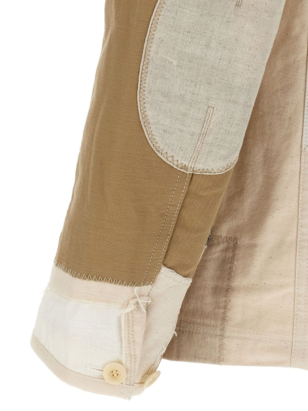patchwork blazer - 4