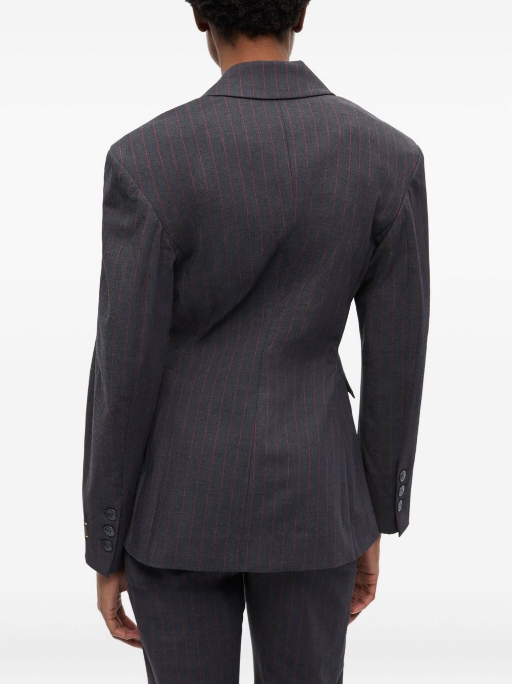 off-centre blazer - 4