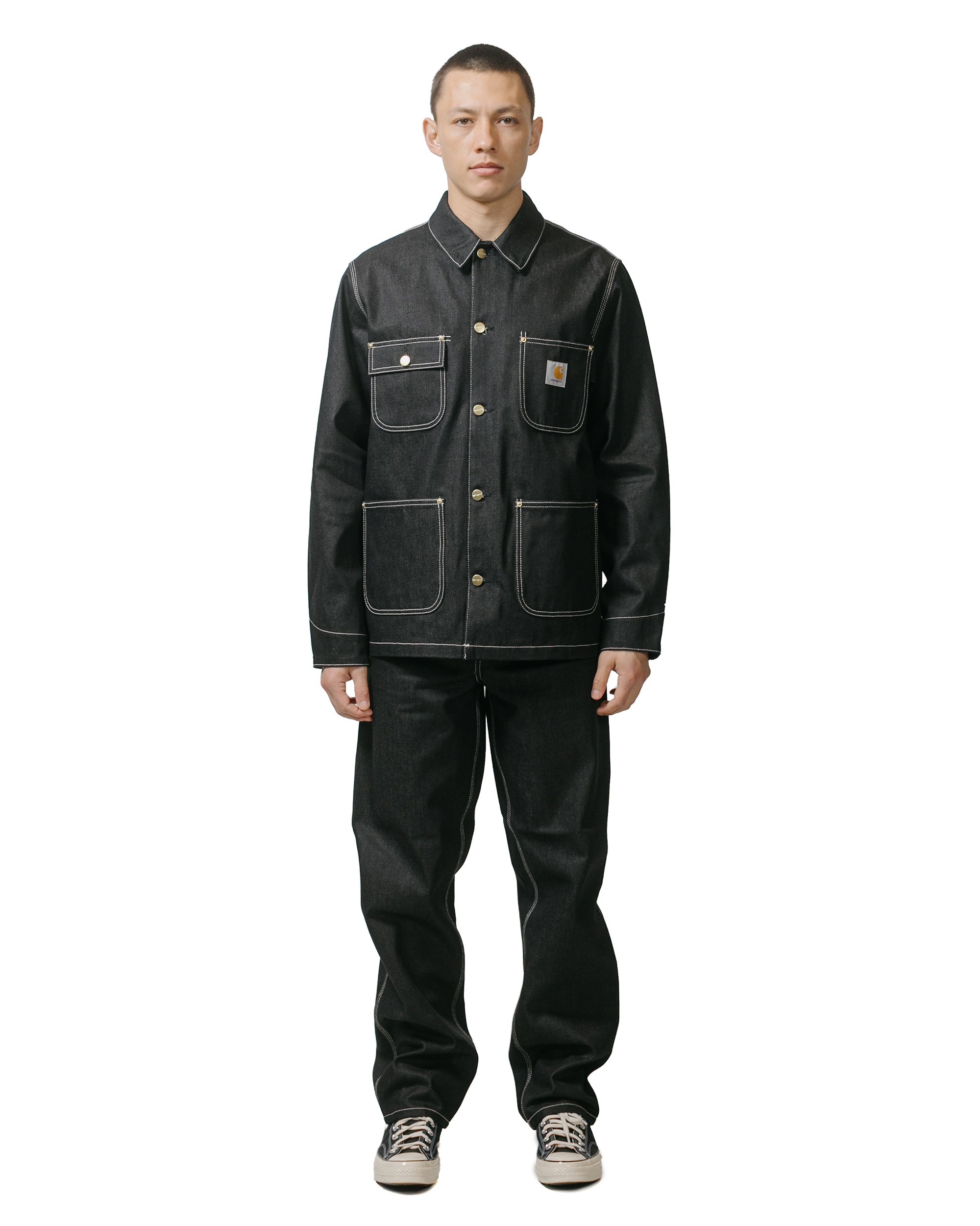 Carhartt W.I.P. OG Chore Coat Denim Black Rigid - 4