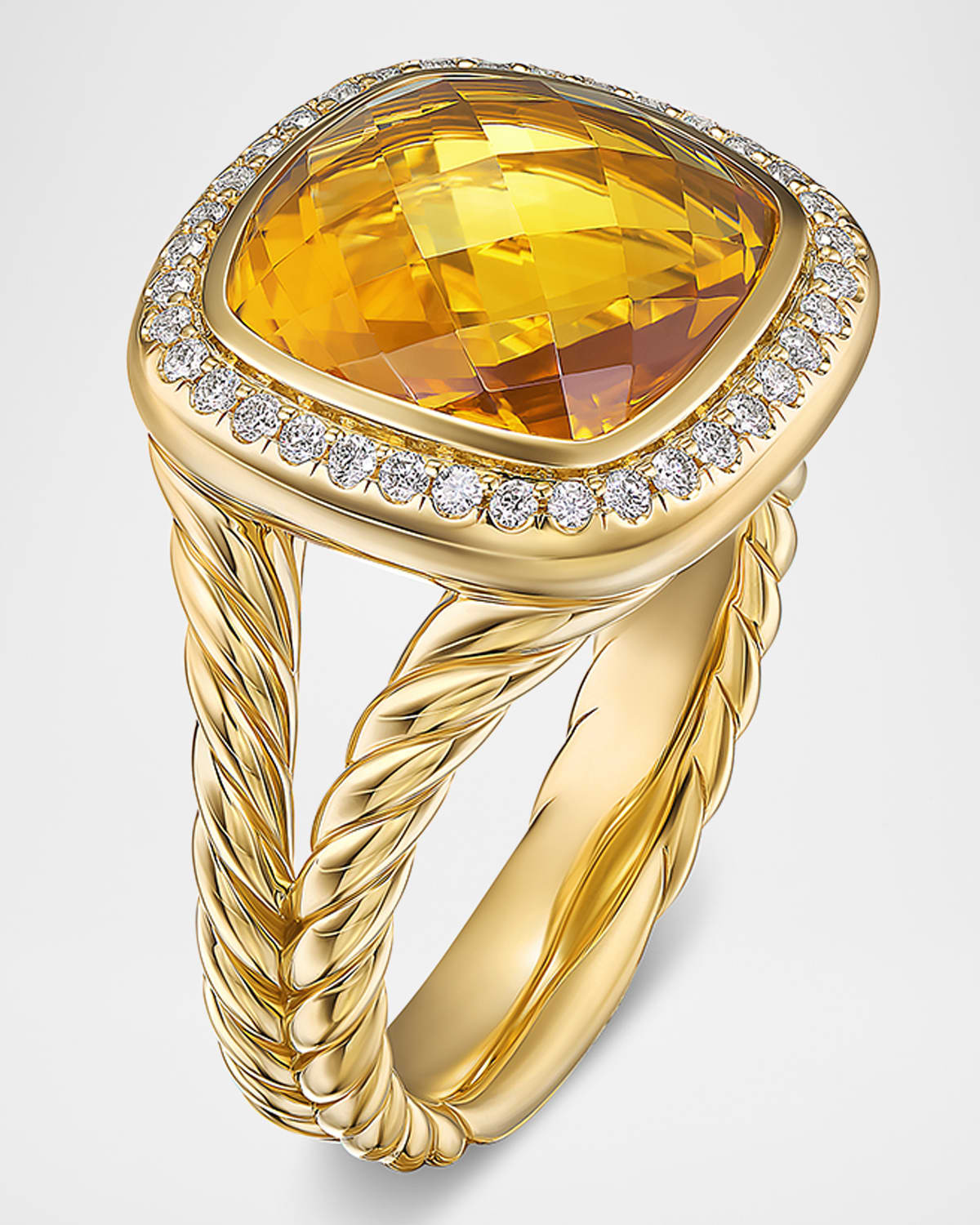 Albion Ring with Gemstones and Diamonds in 18K Gold - 3