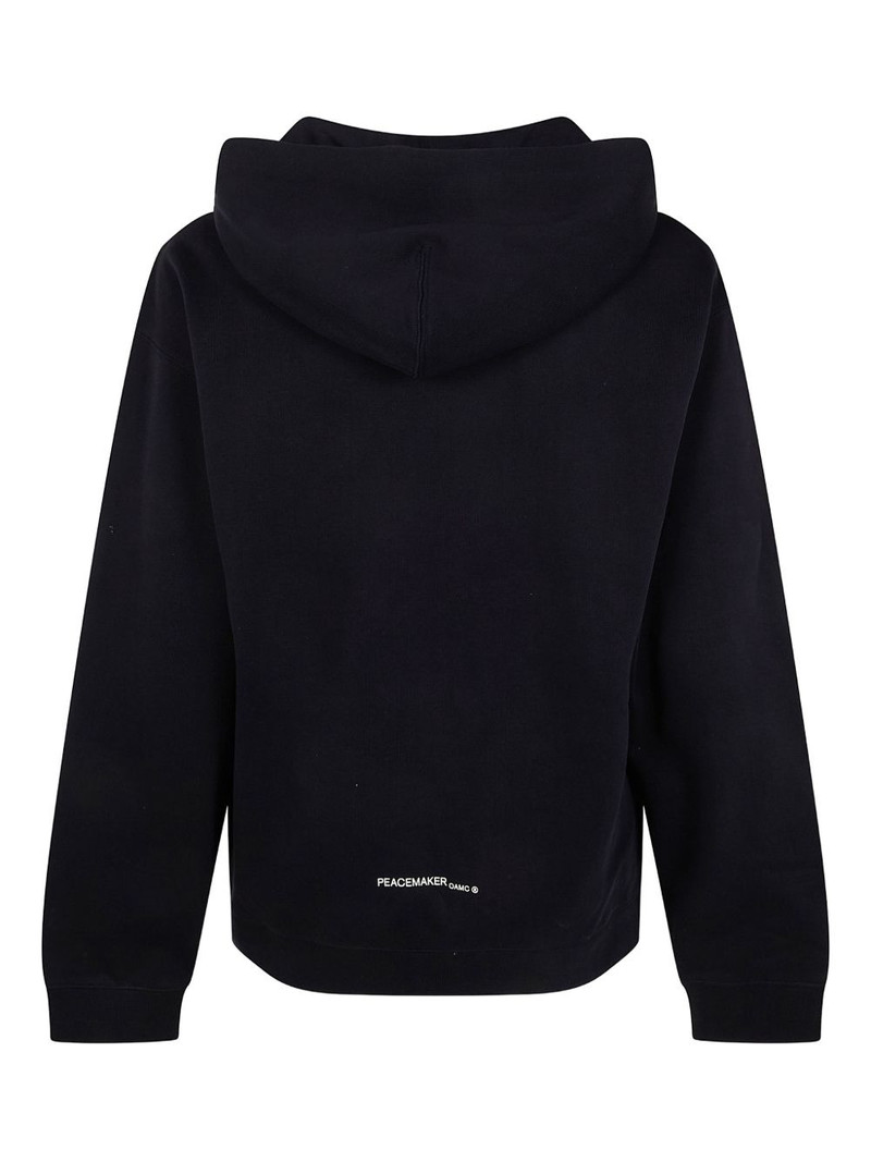 OAMC lettering drawstring hoodie outlook
