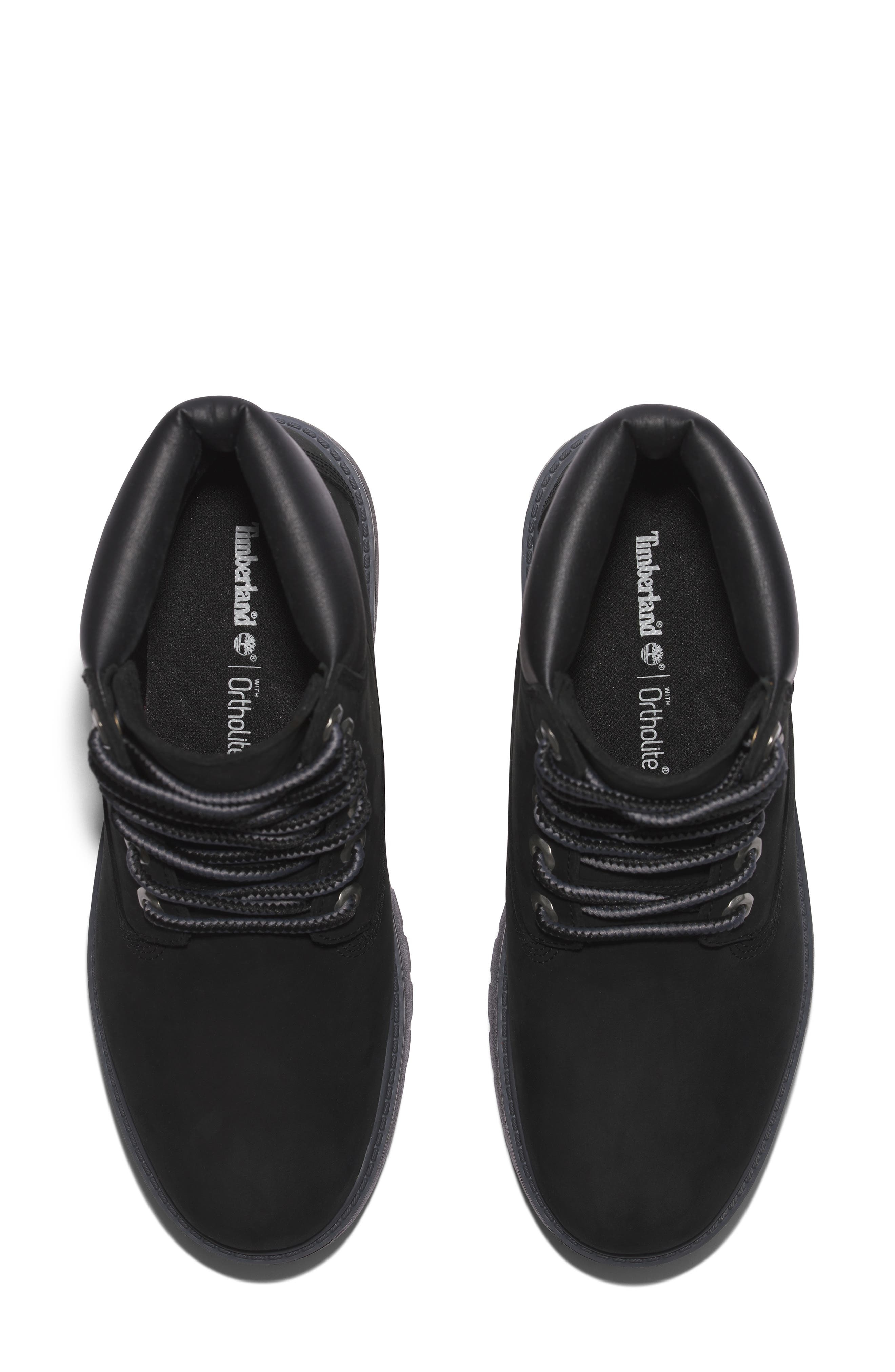 Timberland Stone Street 6-Inch Waterproof Lace-Up Leather Boot in Jet Black at Nordstrom - 3