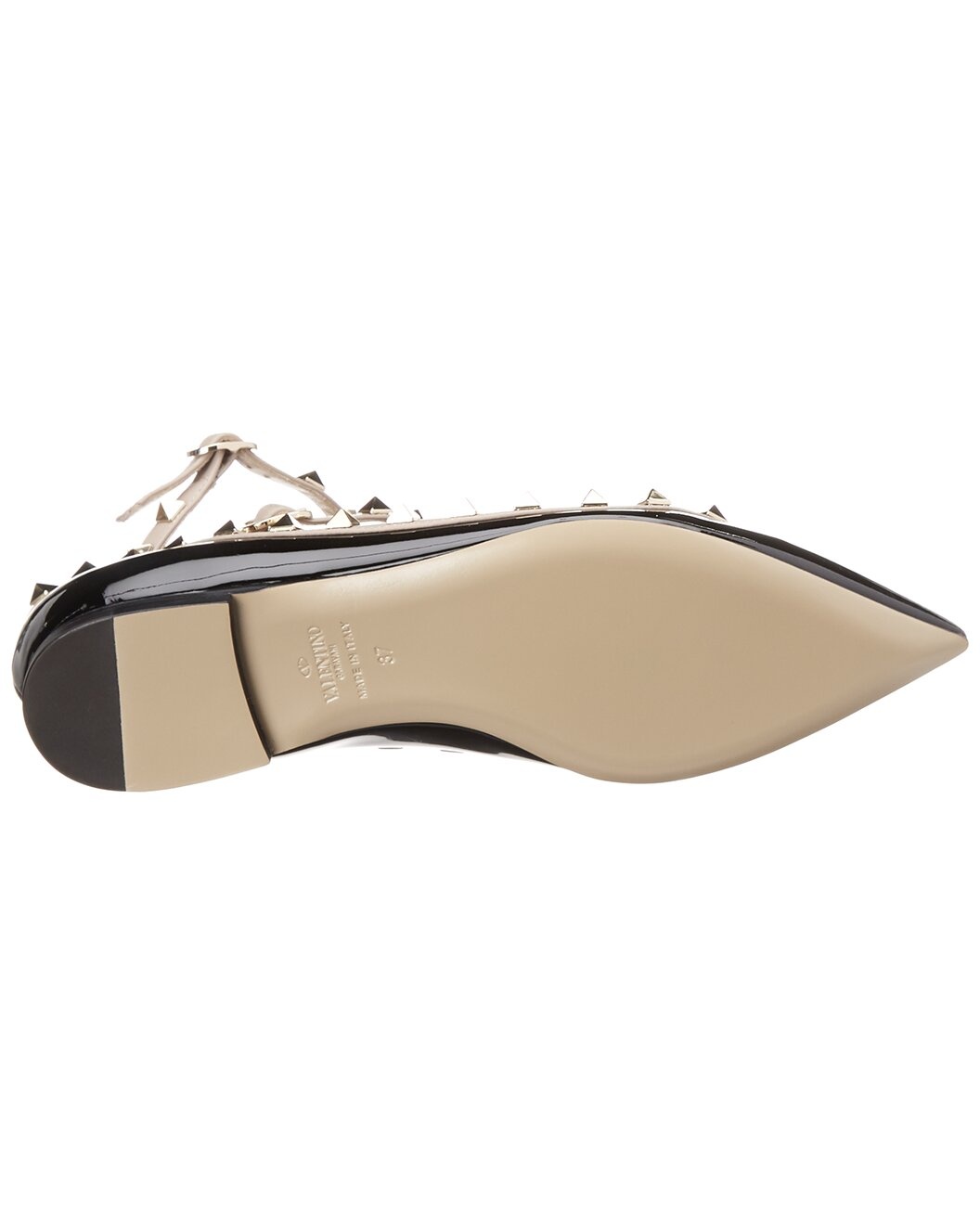 Valentino Rockstud Caged Leather Flat - 4