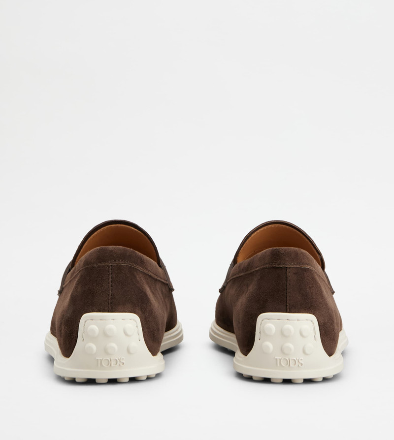 Tod's LOAFERS IN SUEDE - BROWN outlook