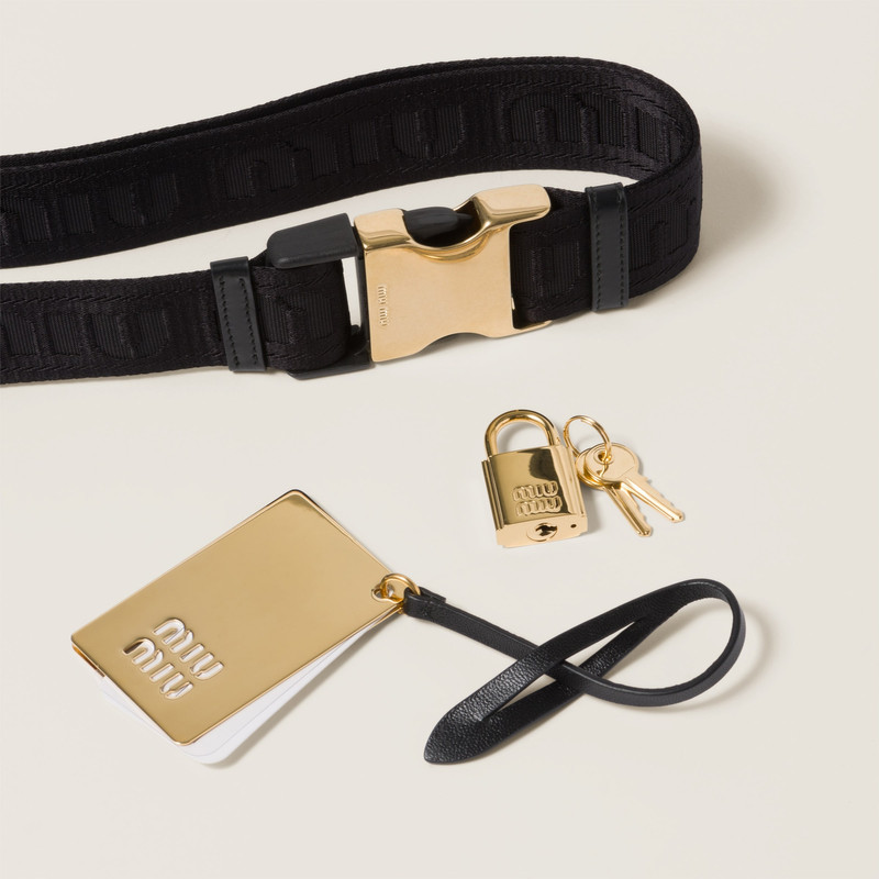 Luggage accessories with leather case 4