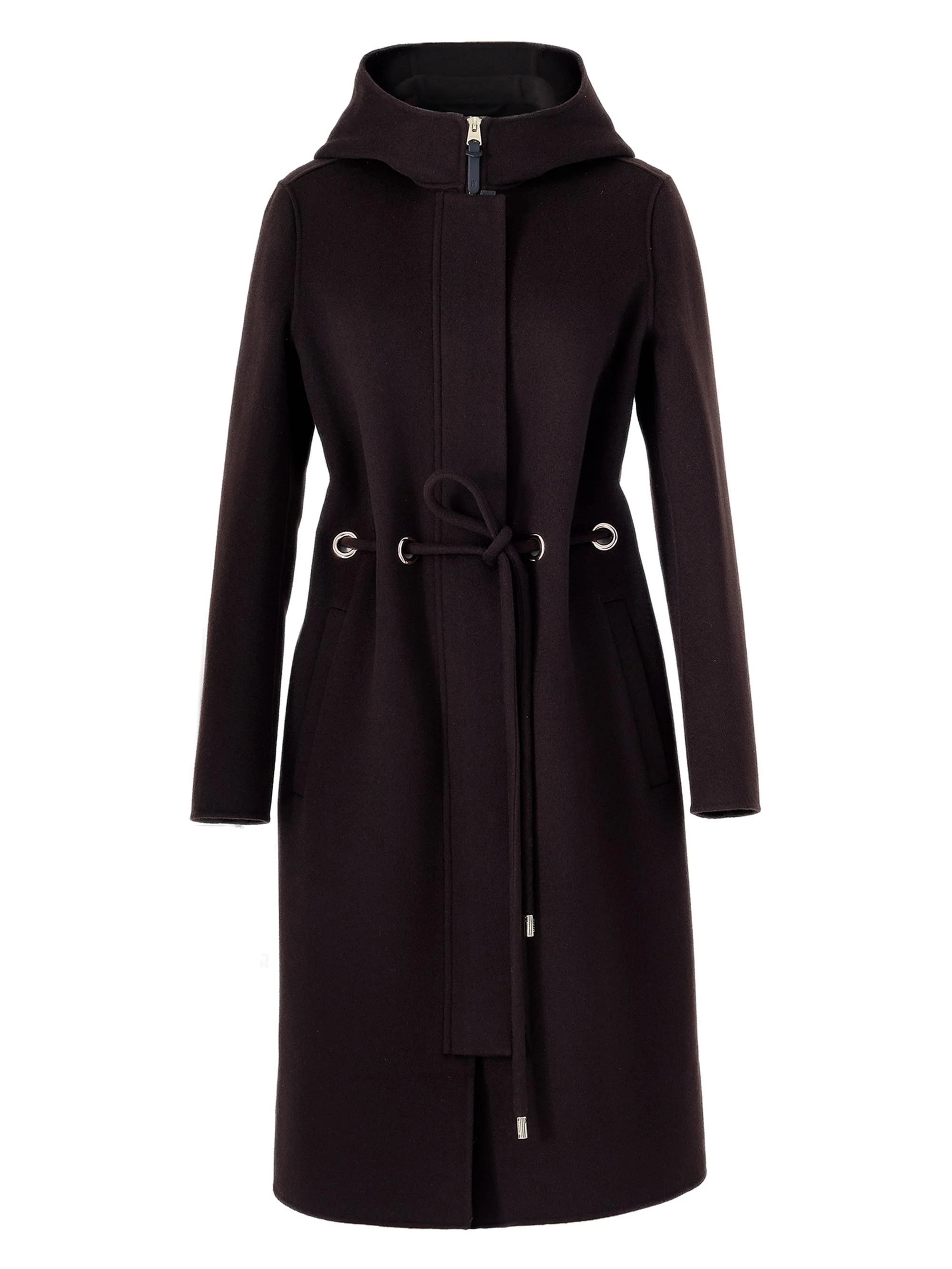 Women's Blithe Wool Coat - Coffee - 1