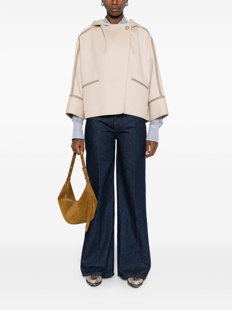 Yves Salomon hooded coat outlook