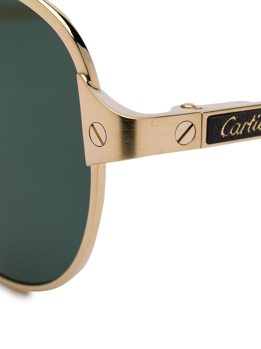 Santos de Cartier aviator-frame sunglasses - 3