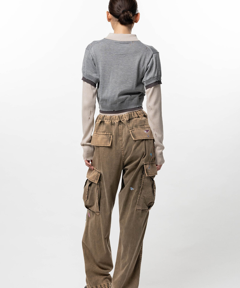 Triple Layered Knit Sweater 6