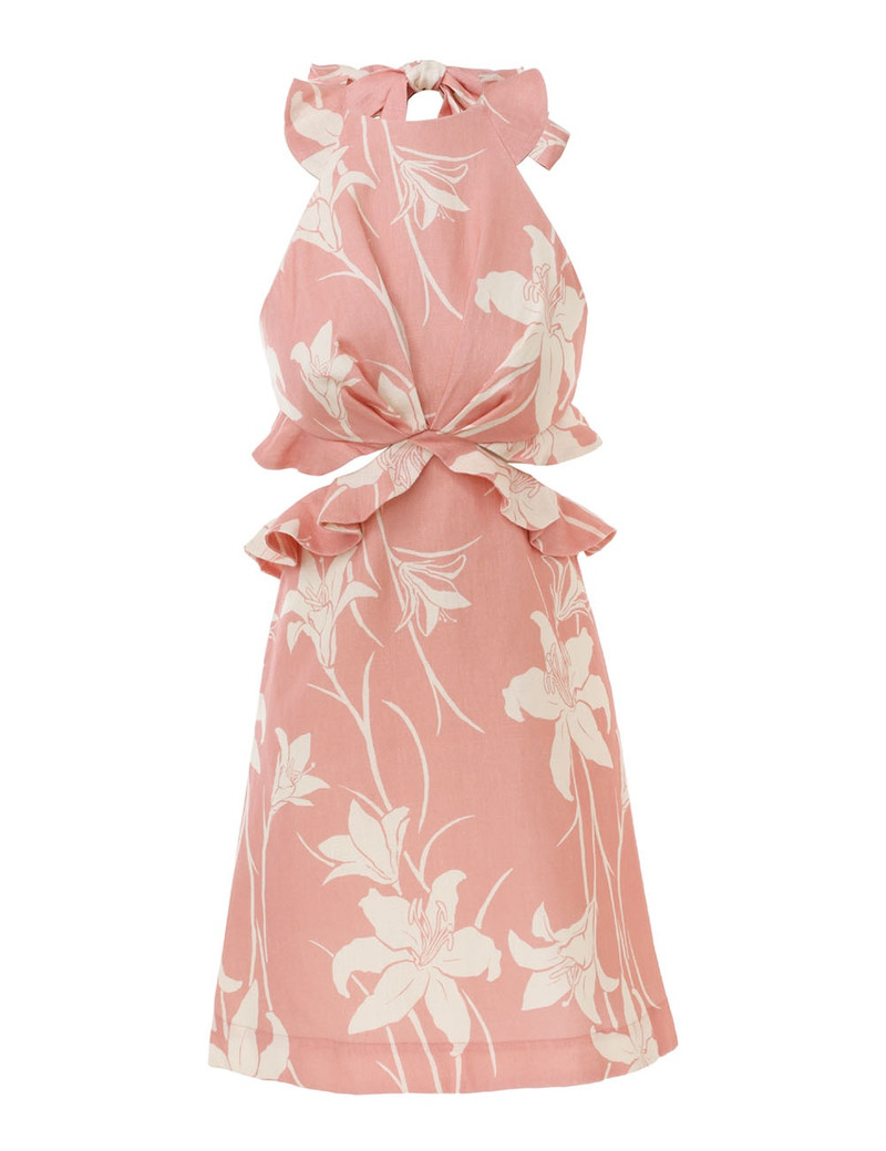 ACADIAN TIE BACK MINI DRESS 1