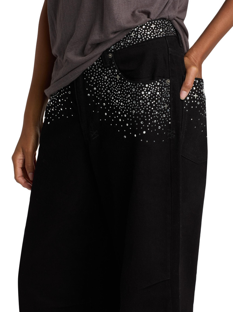 Women's Ksuper Renaissance Wide-Leg Jeans - Black 6