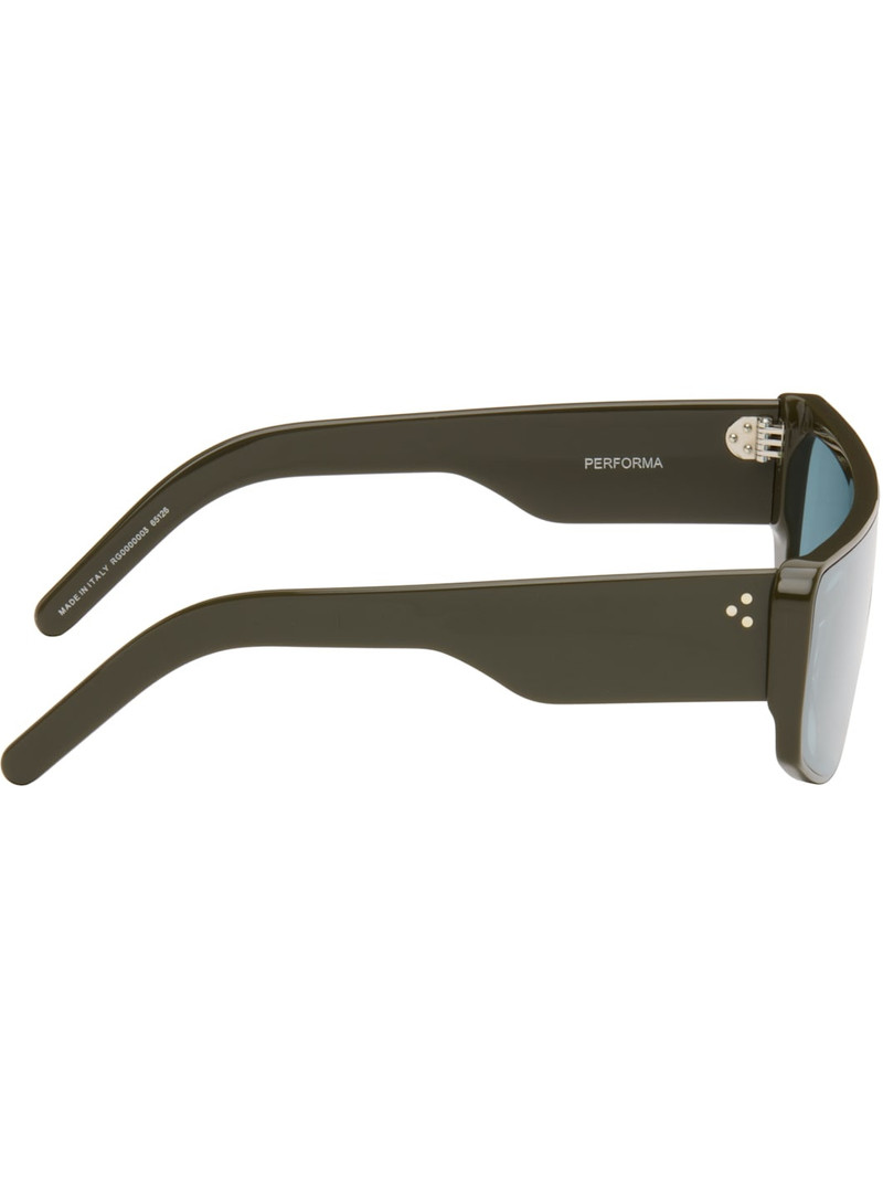 Rick Owens Khaki Performa Sunglasses outlook