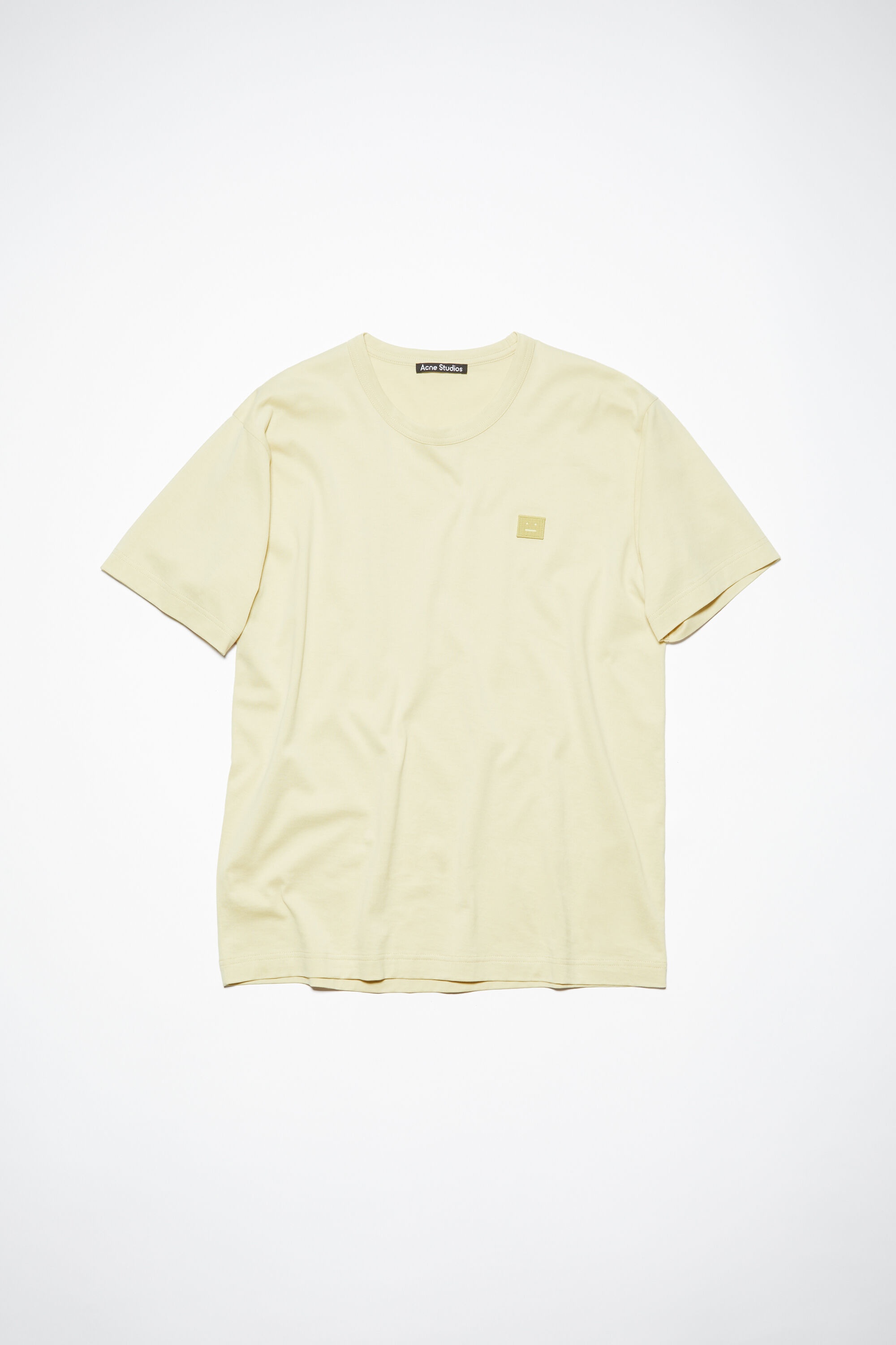 Crew neck t-shirt- Regular fit - Sand/green - 1