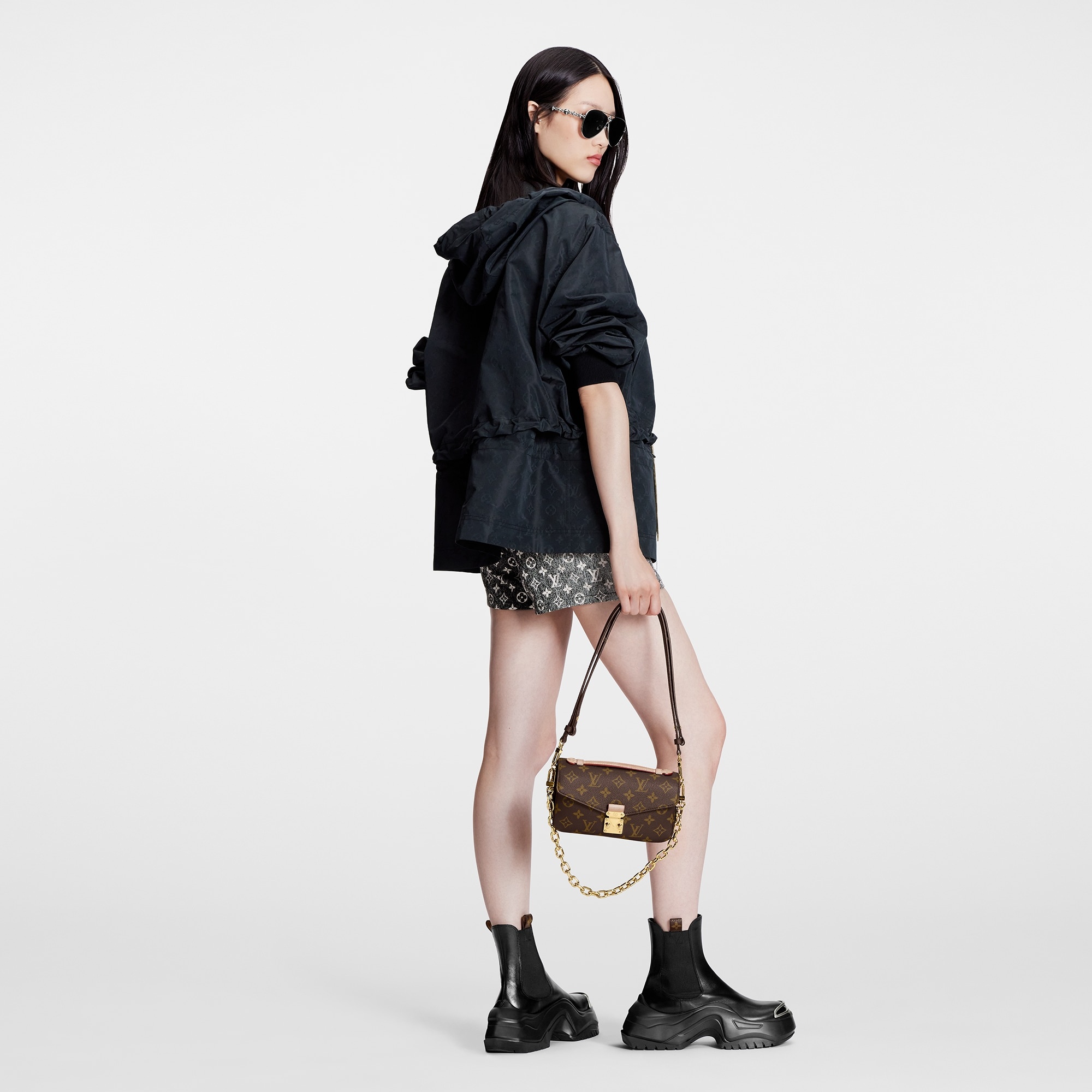 Water-Repellent Monogram Parka - 3