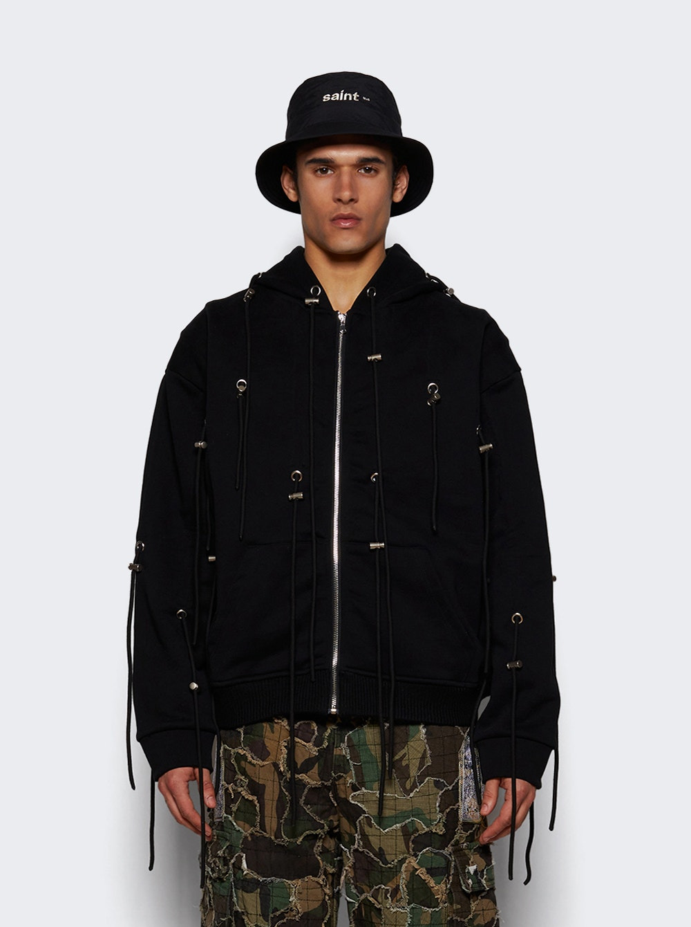 String Theory Zip Up Hoodie Coal - 2