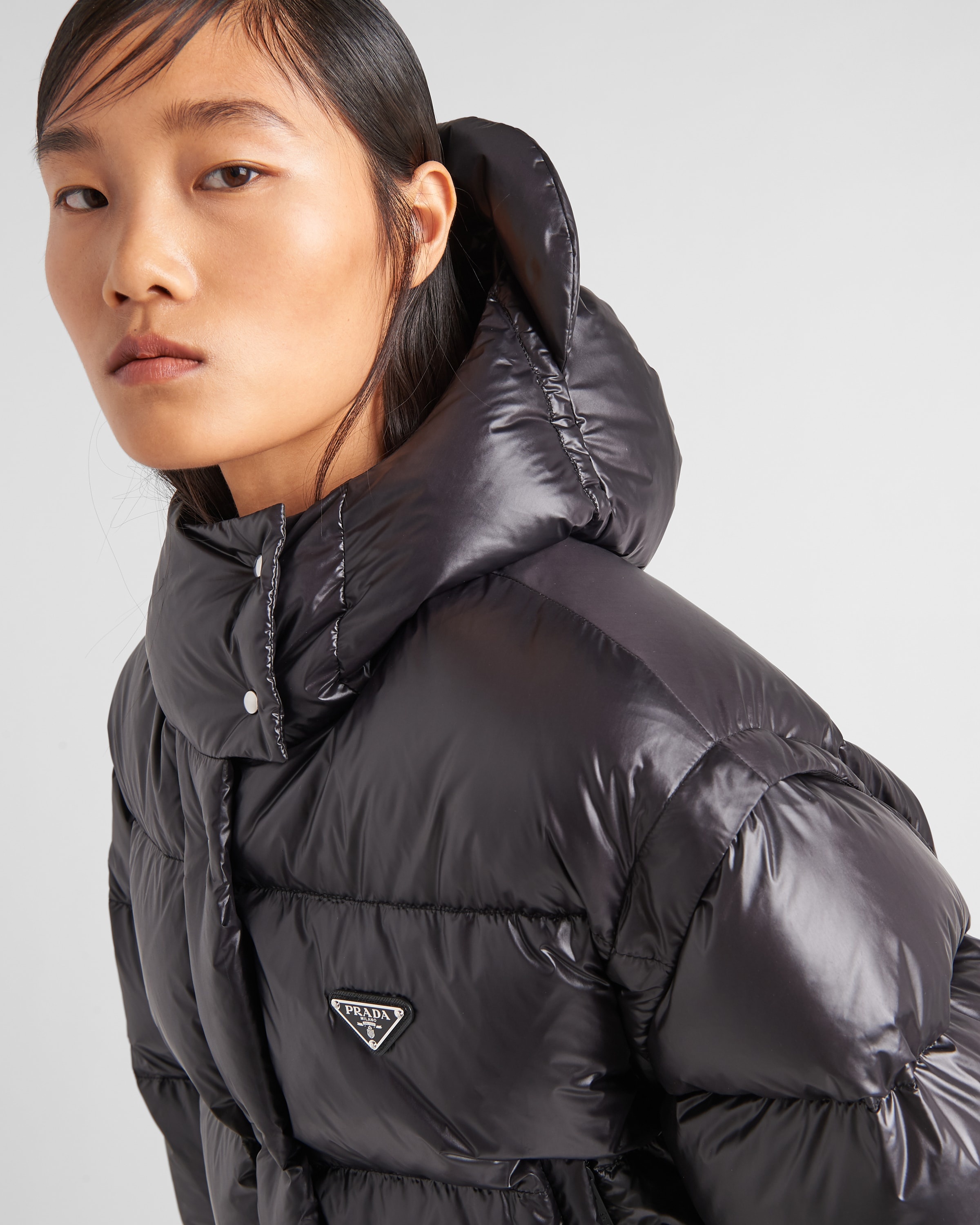 Re-Nylon convertible cropped down jacket - 3