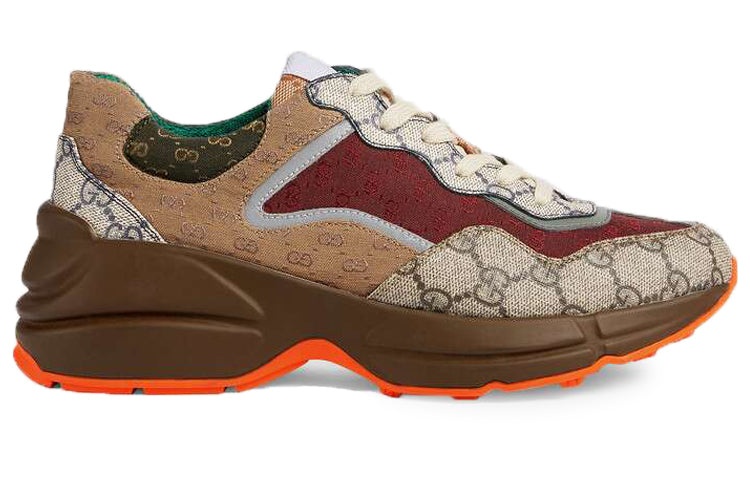 (WMNS) Gucci GG Rhyton 'Beige Brick Red' 620185-99WG0-6060 - 2