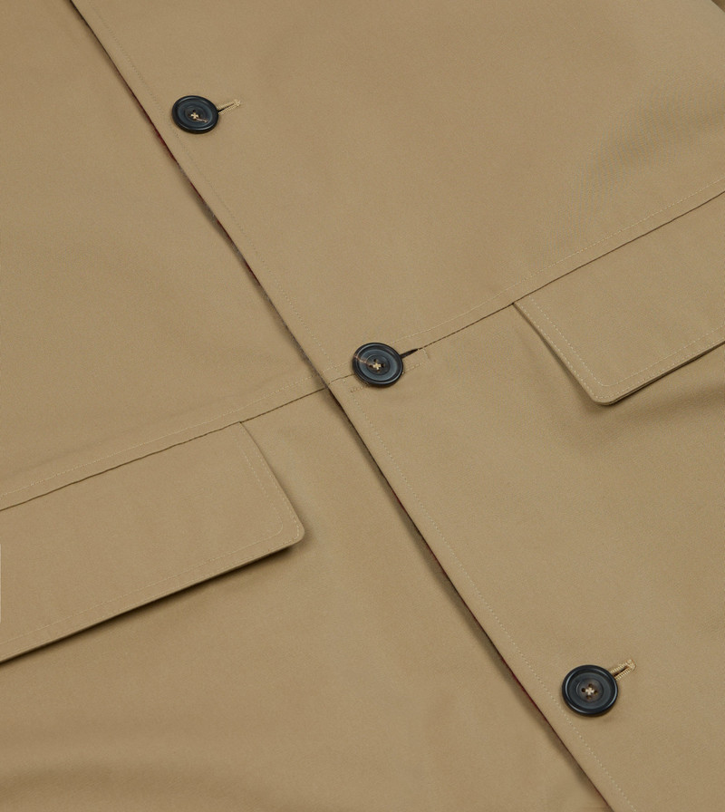 Reversible Cotton–Blanket Raglan Mac 5