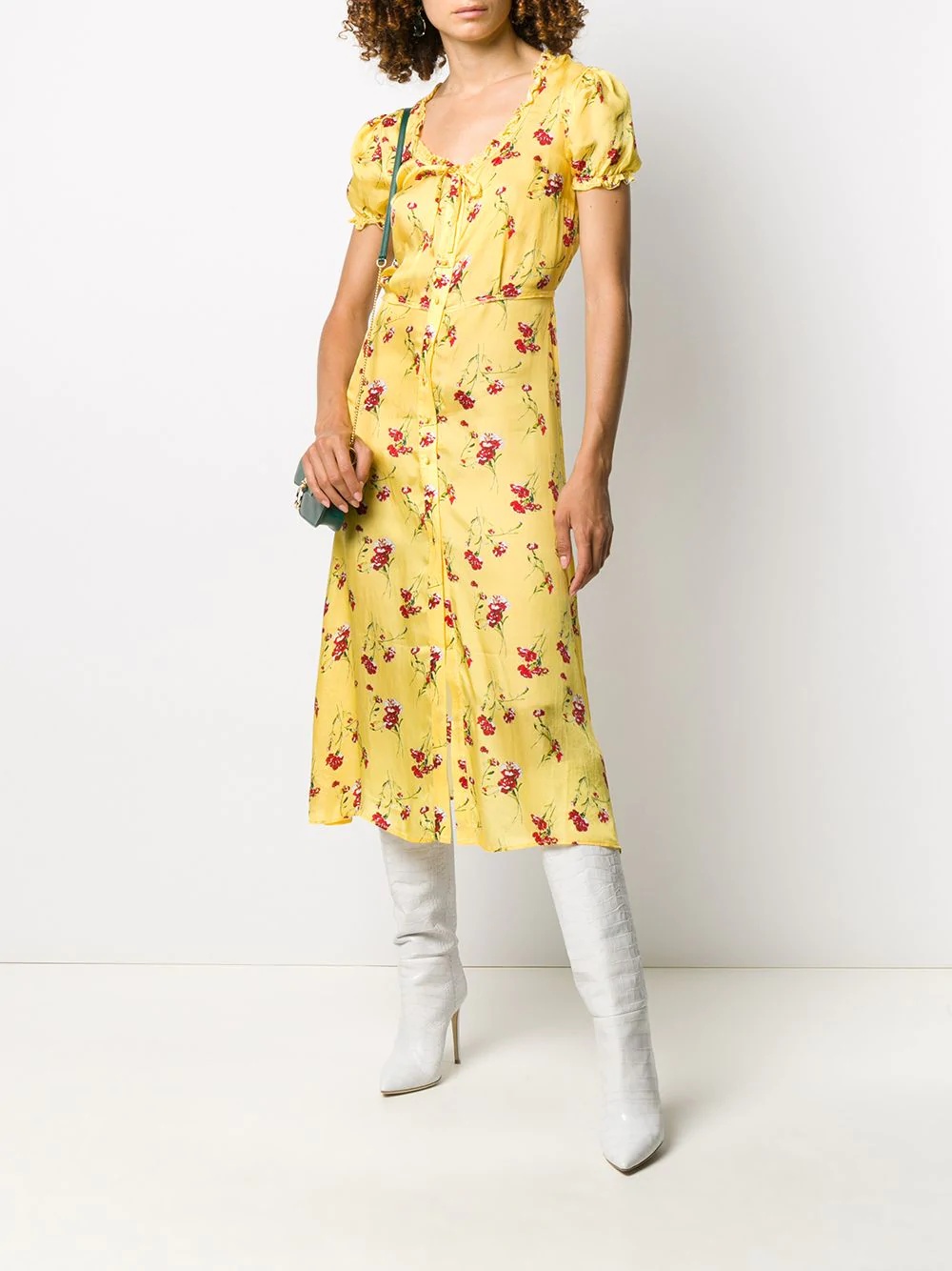 floral midi dress - 2