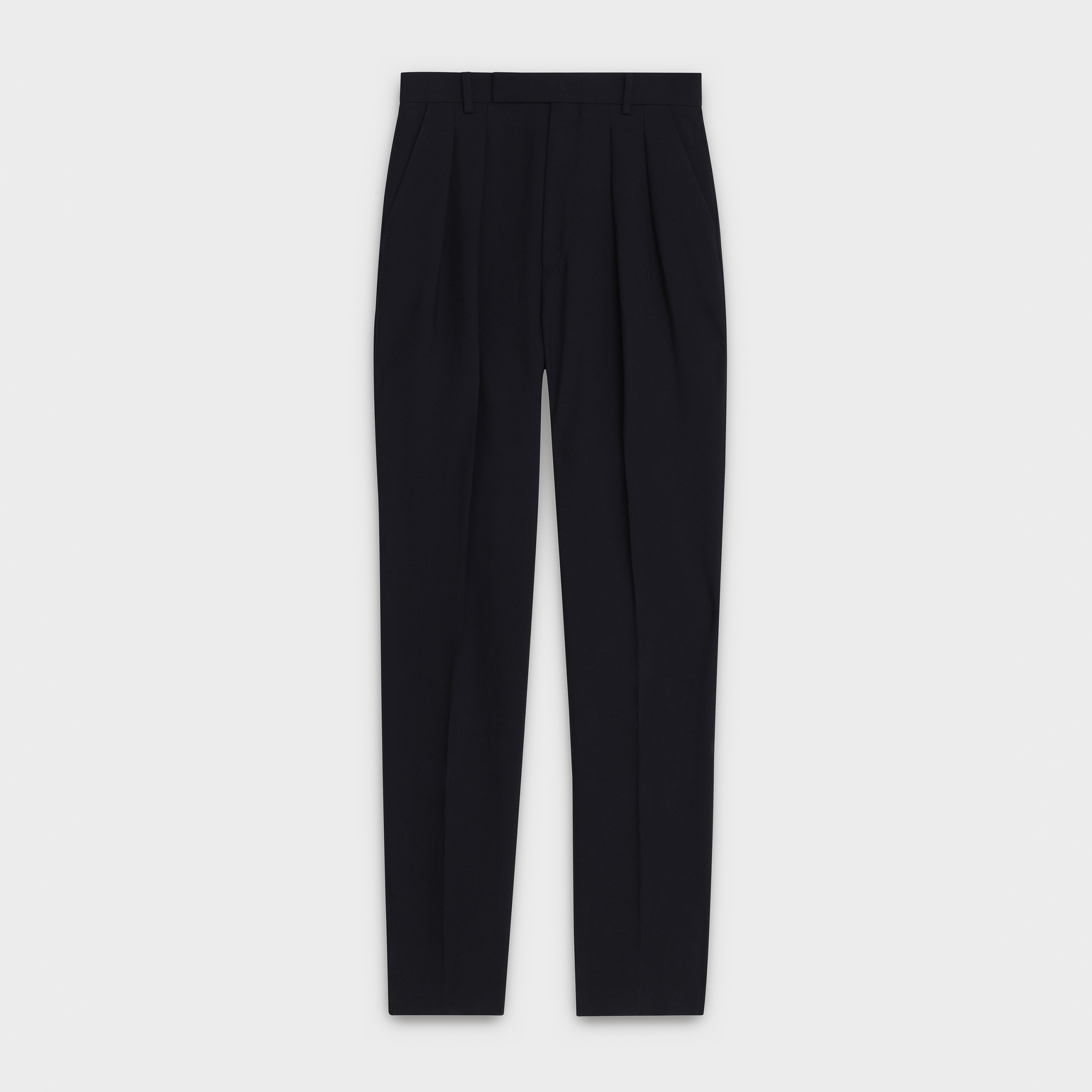 NEW WAVE PANTS IN WOOL GABARDINE - 1