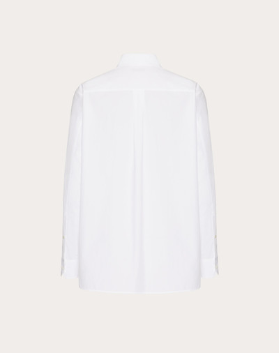Valentino LONG SLEEVE COTTON SHIRT WITH MAISON VALENTINO TAILORING LABEL outlook