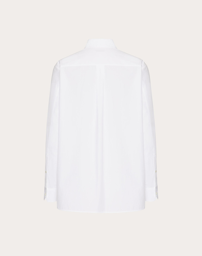 Valentino LONG SLEEVE COTTON SHIRT WITH MAISON VALENTINO TAILORING LABEL outlook