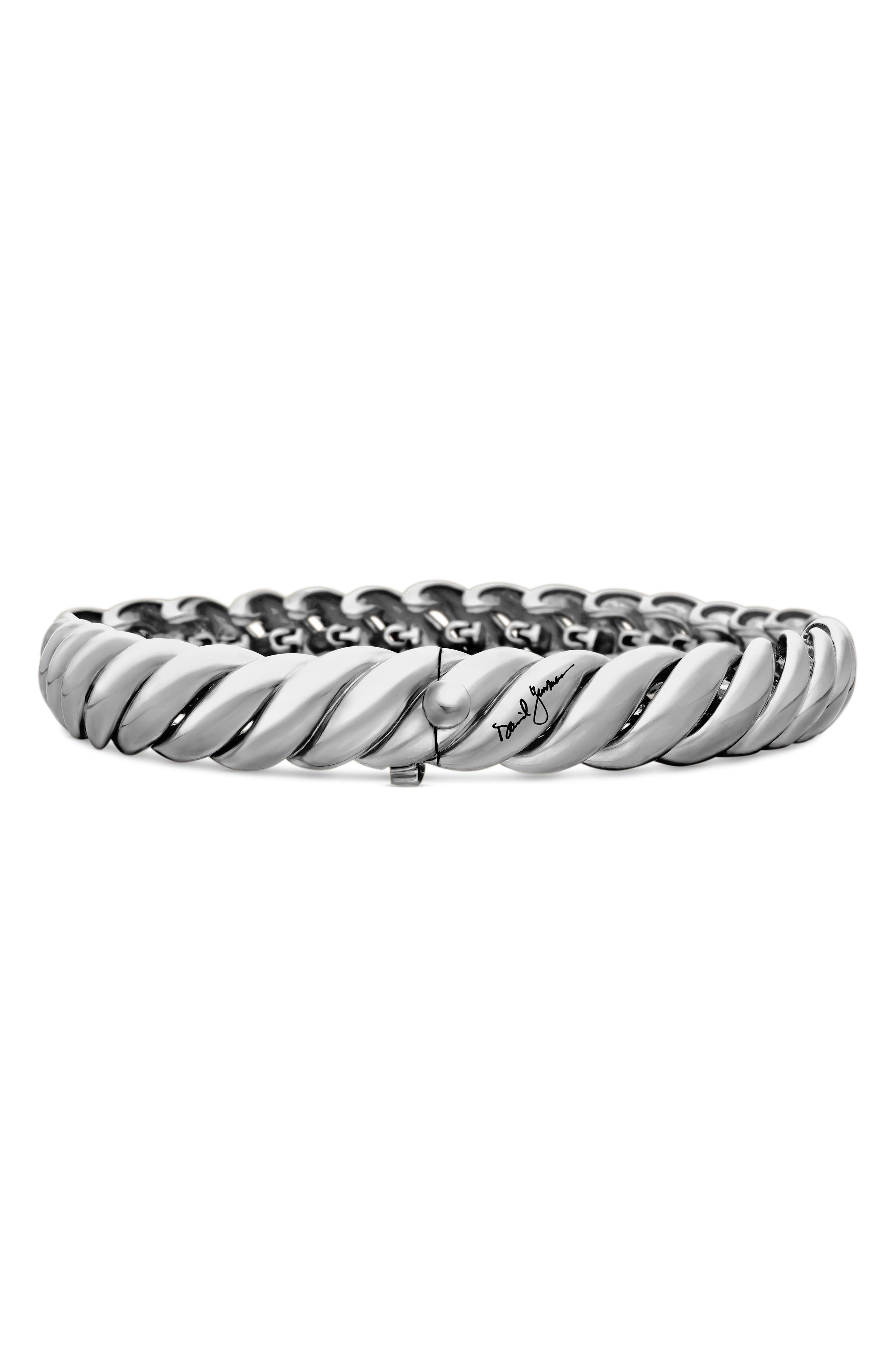 David Yurman Sculpted Cable Bracelet in Sterling Silver, 8.5mm at Nordstrom - 5