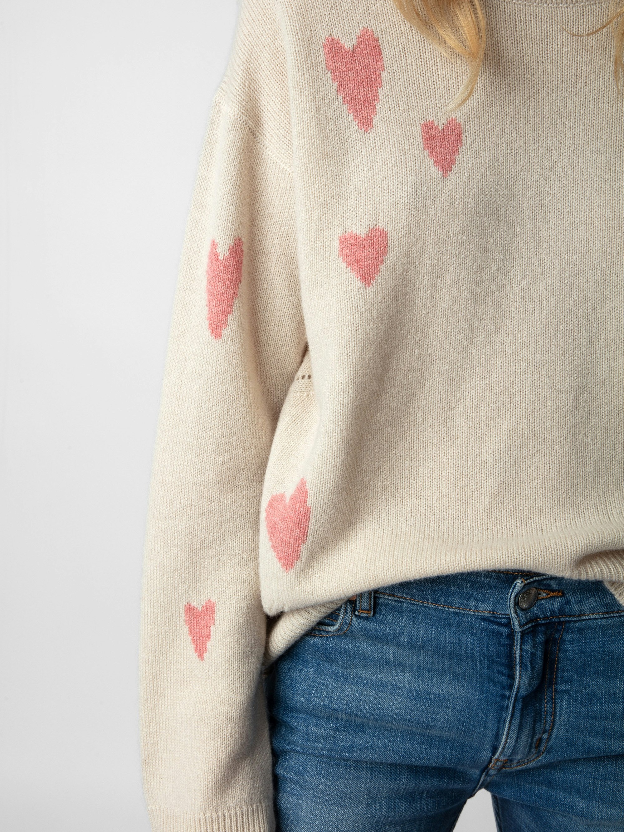 Markus Heart Cashmere Sweater - 4