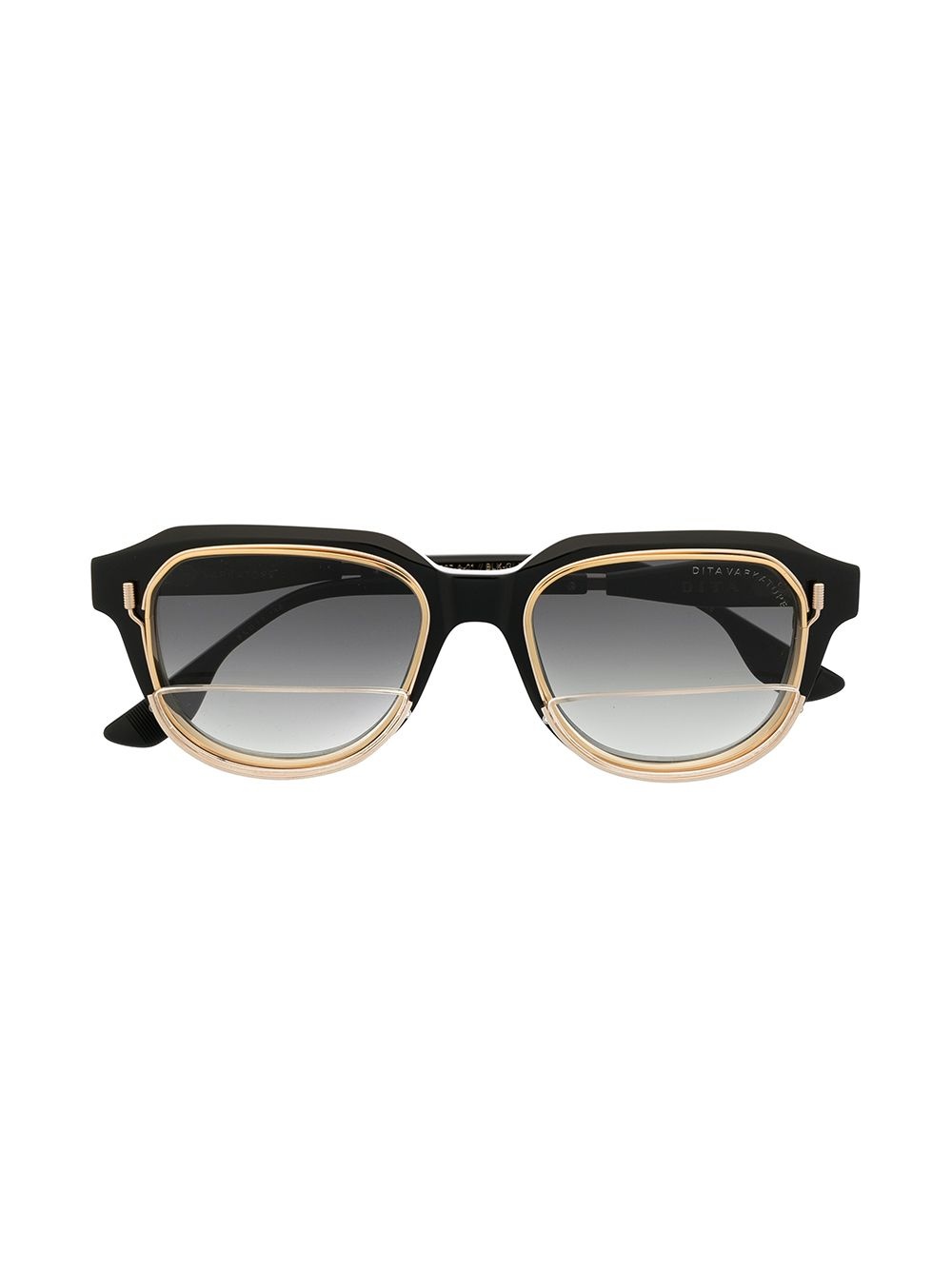 gold-rimmed tortoiseshell frames - 2