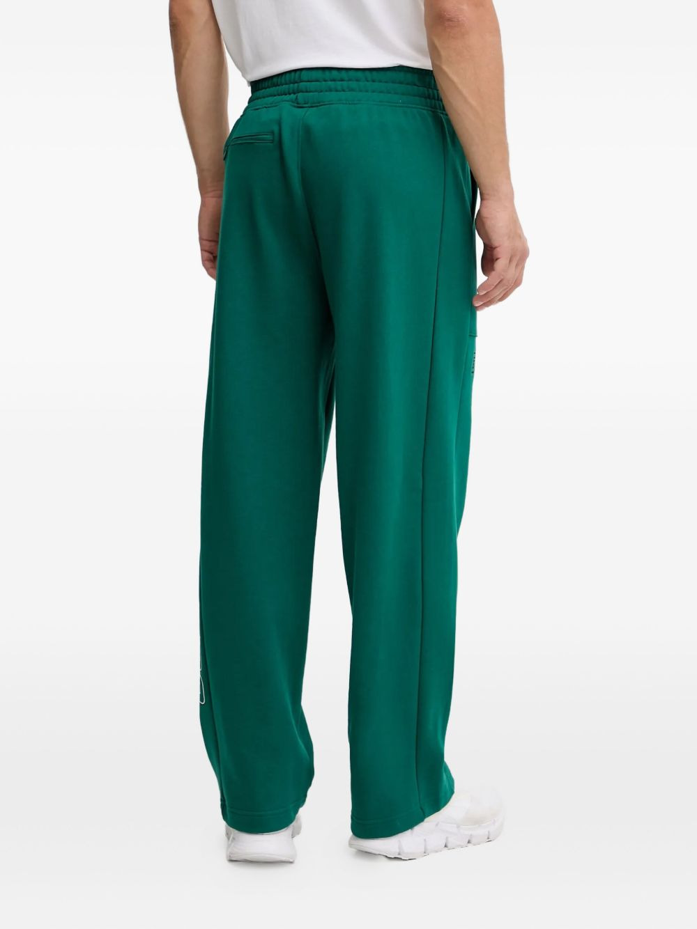 logo-detail panelled trousers - 4