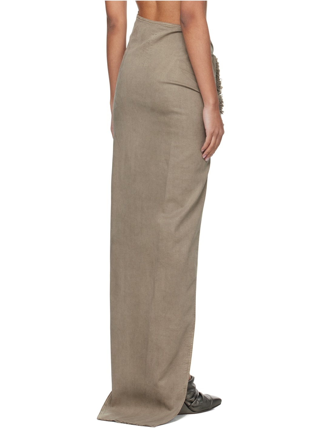 Off-White Edfu Denim Maxi Skirt - 3