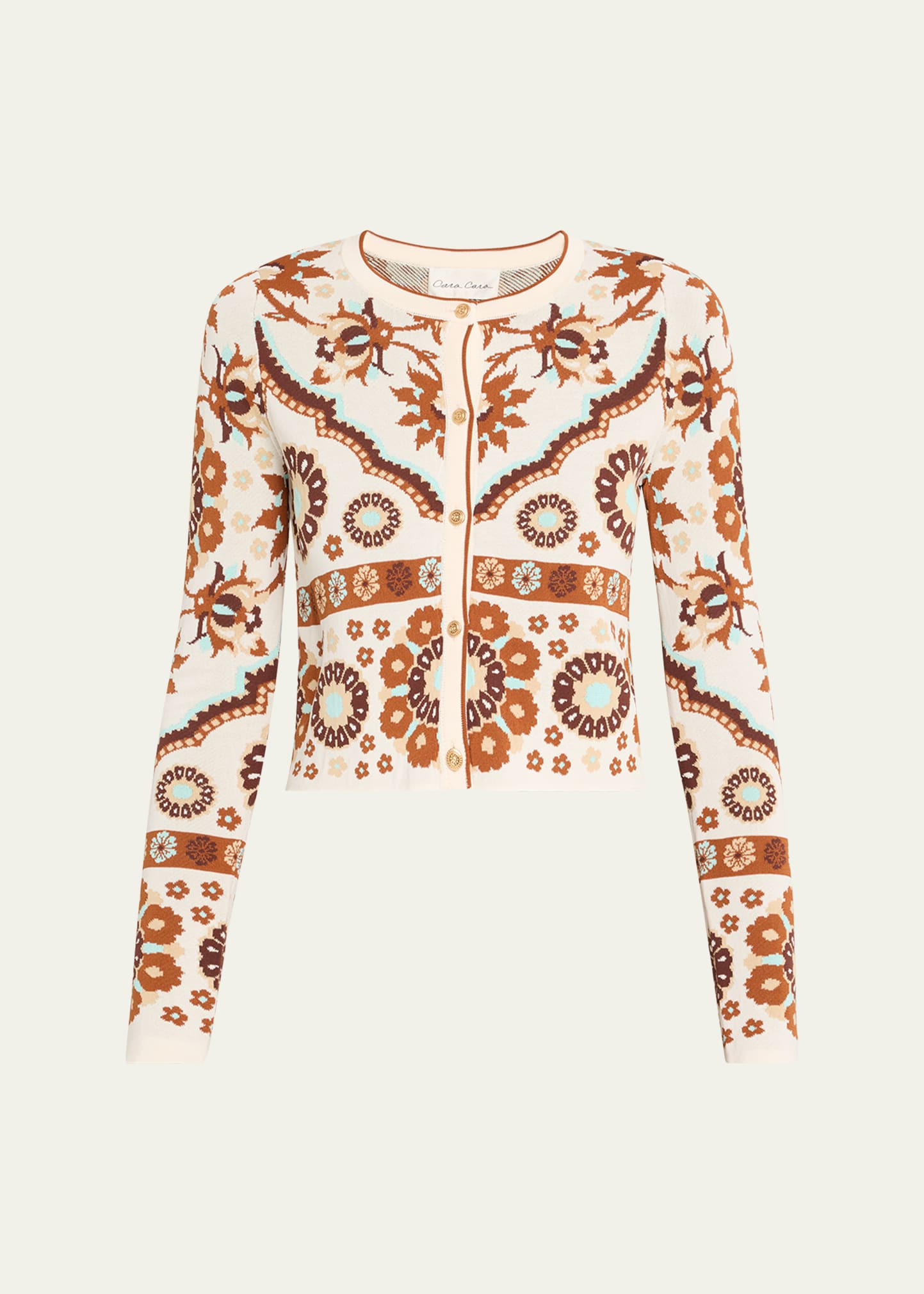 Ila Printed Knit Cardigan - 1