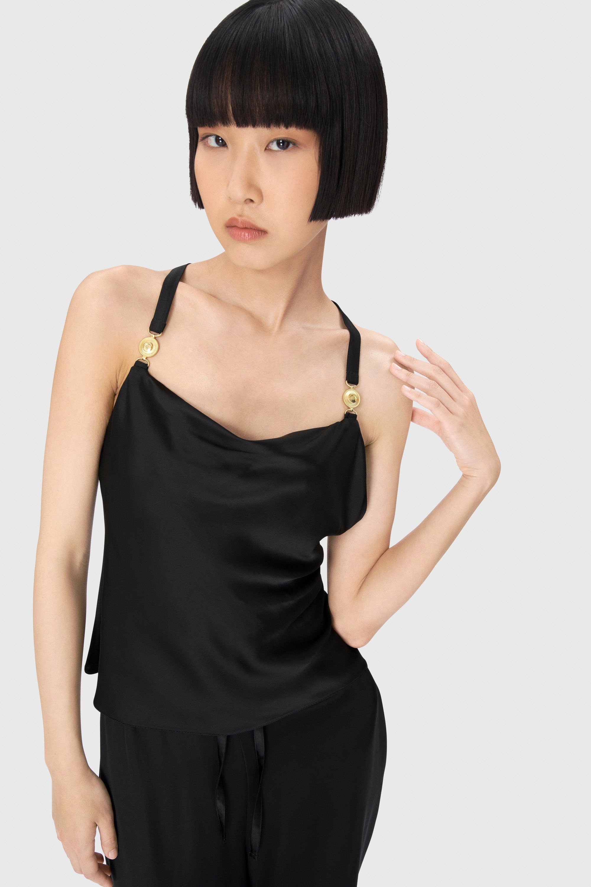 Satin Strap Top - 4