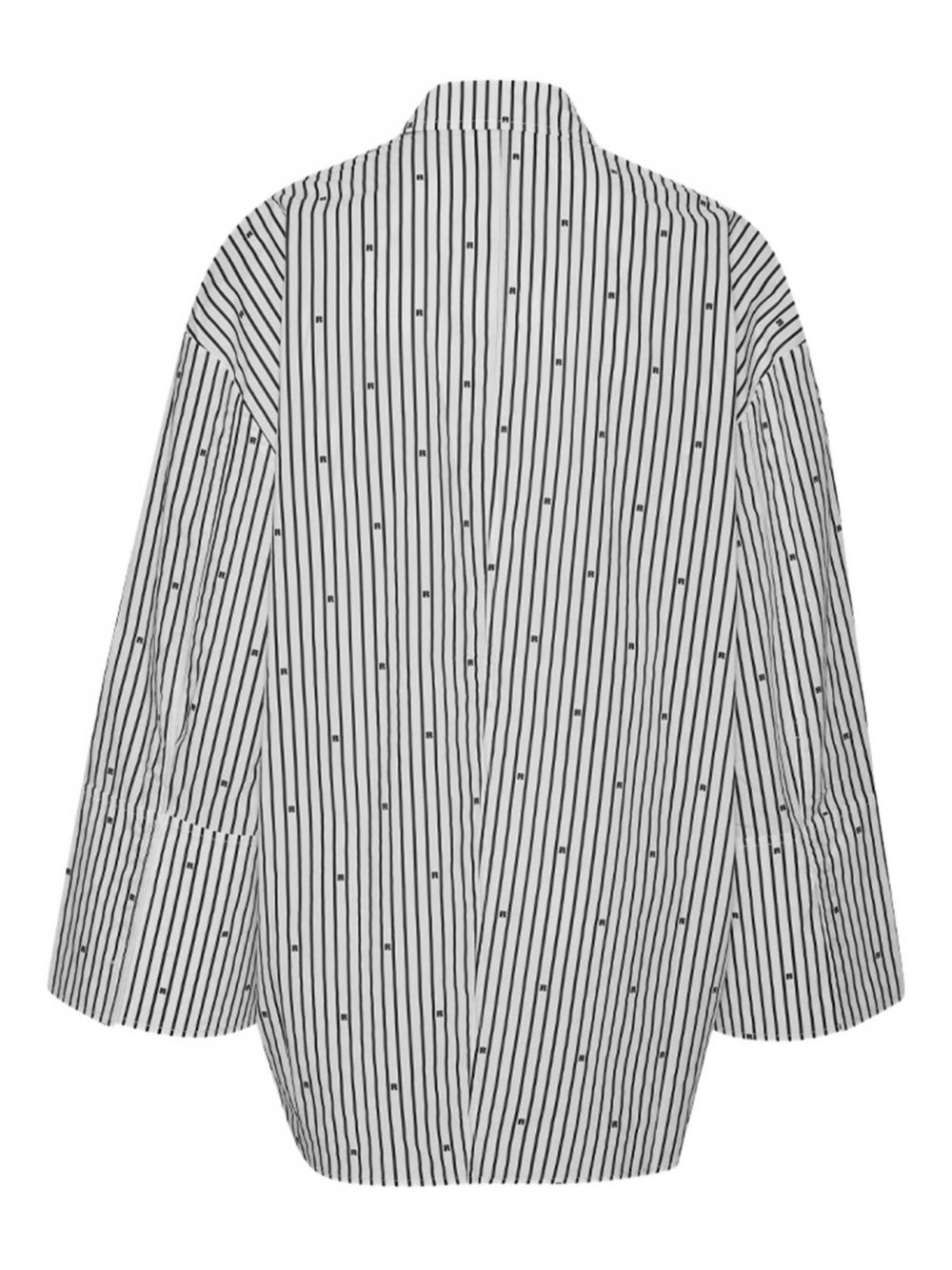 stripe-pattern shirt - 5