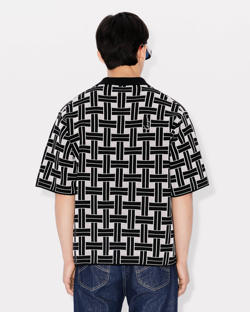 'KENZO Weave' embroidered polo 4