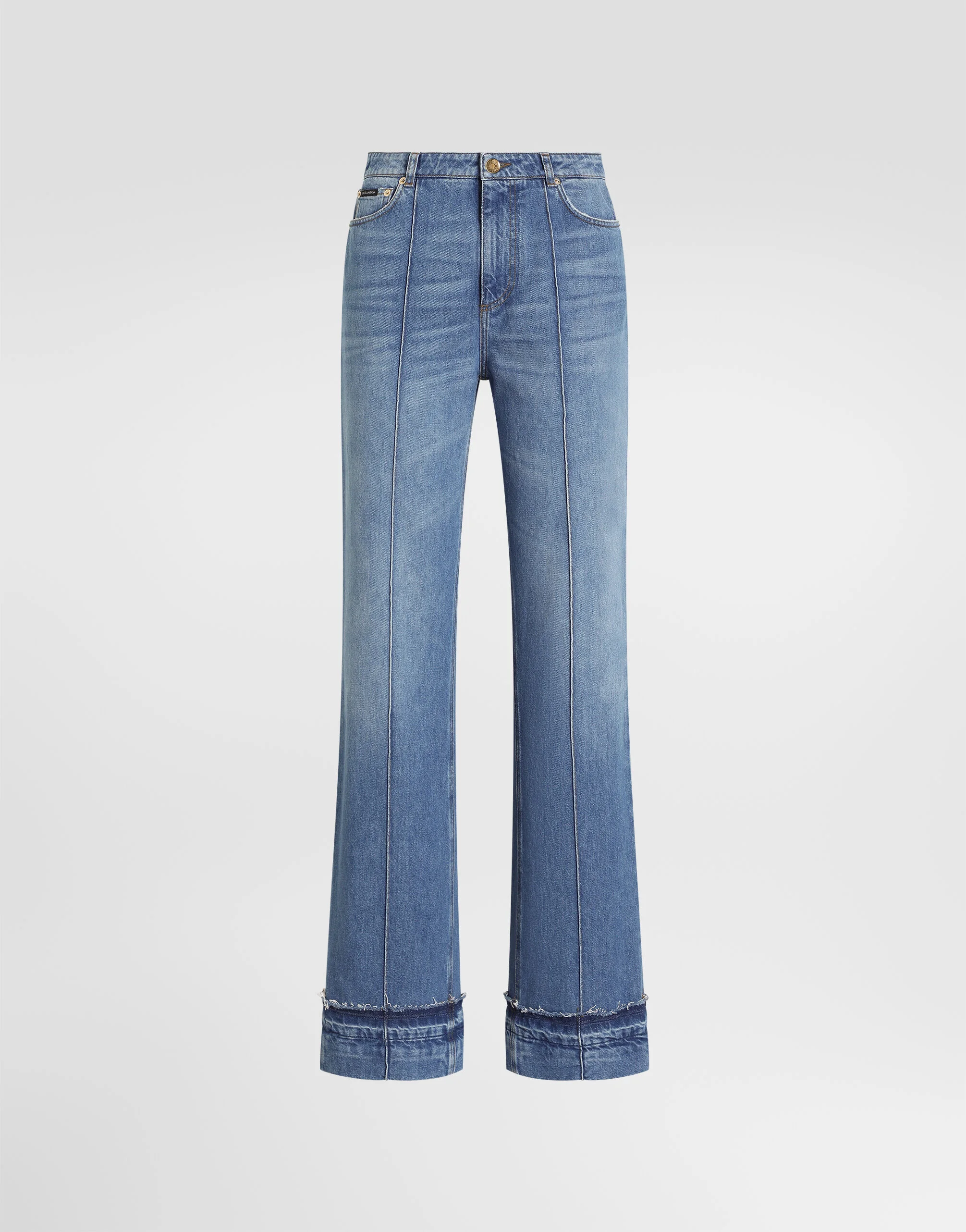 5-pocket denim trousers - 1