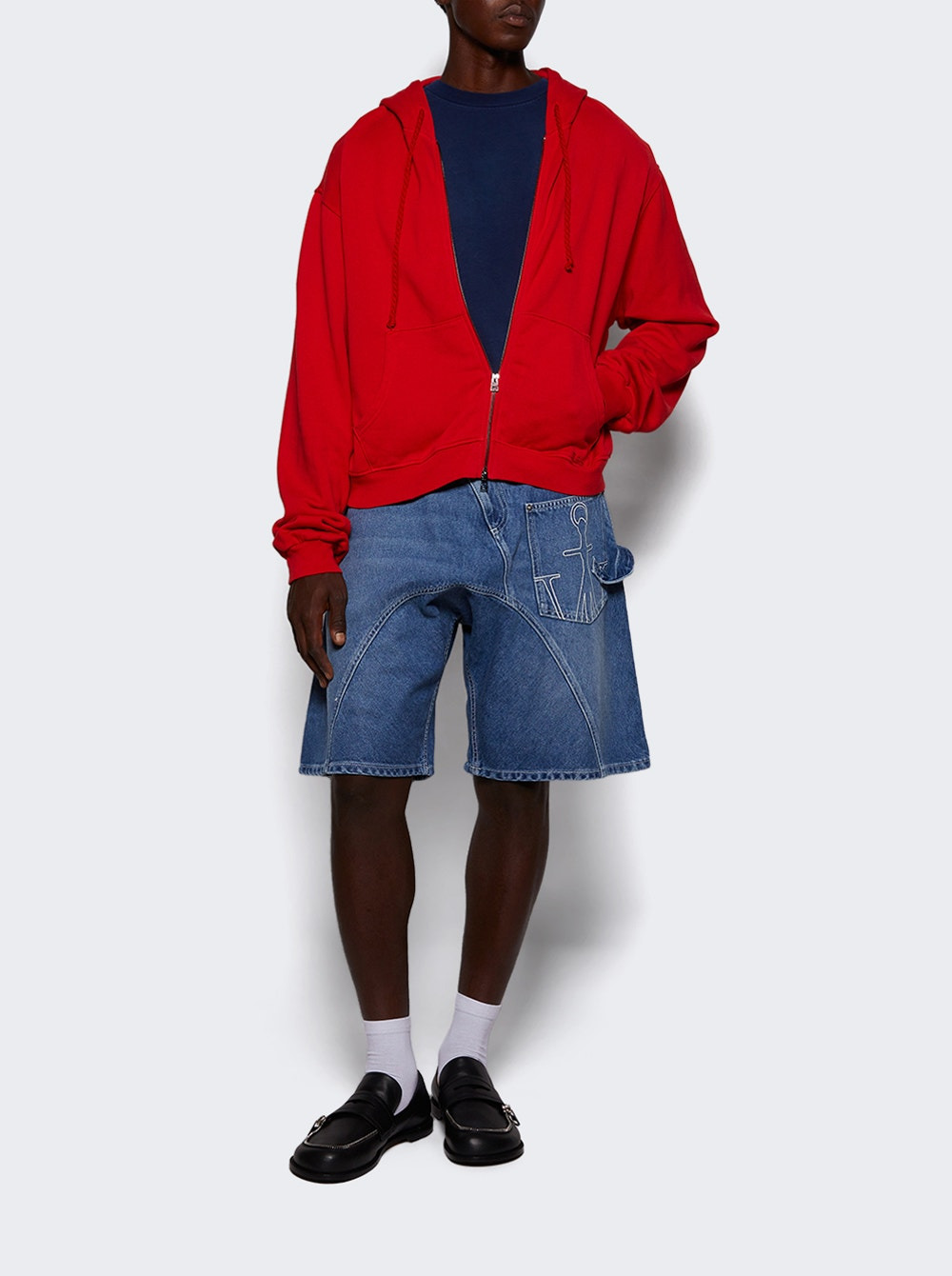 Sunbleached Oversized Tee Newblue - 5