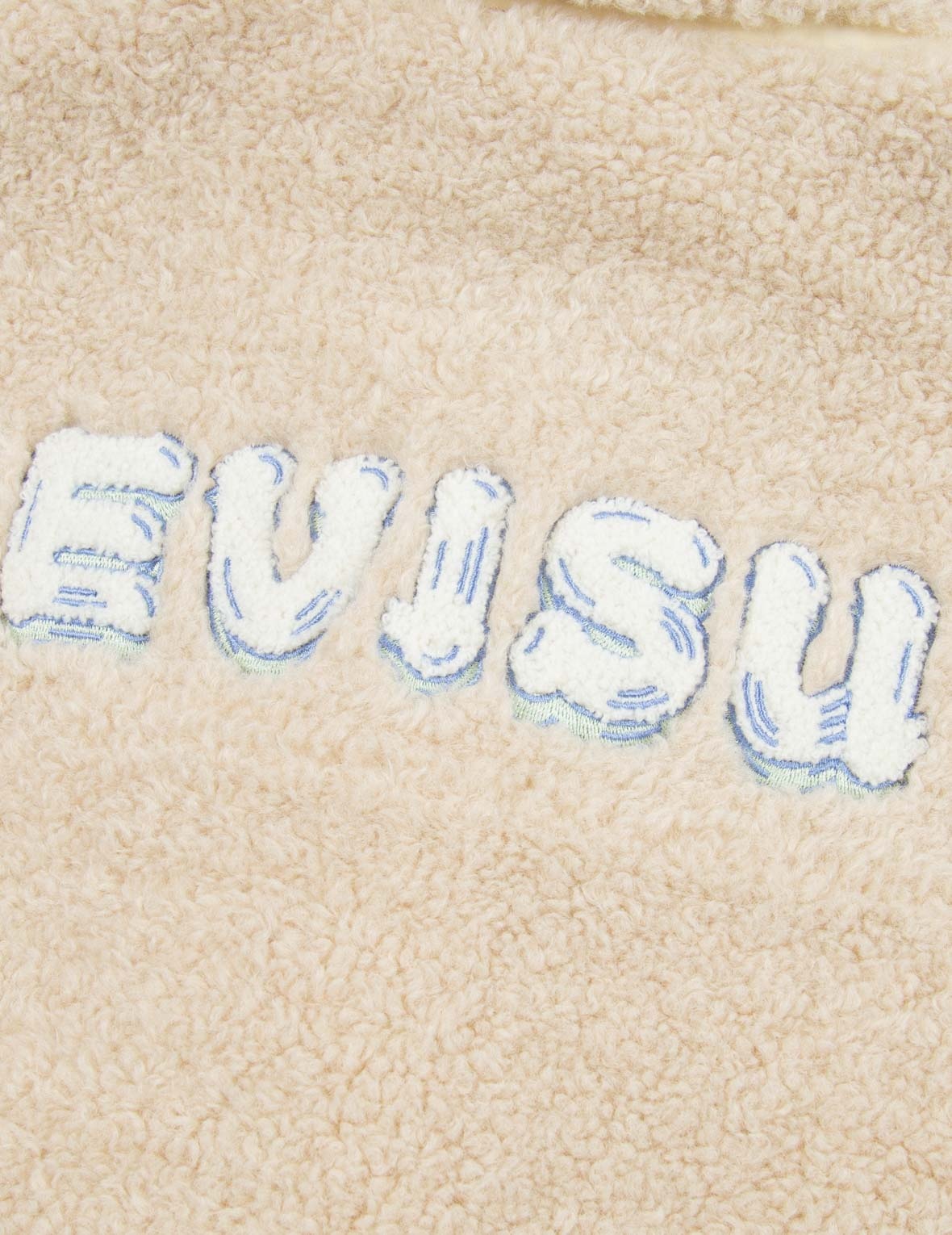 LOGO APPLIQUÉ SHERPA SHIRT JACKET - 7