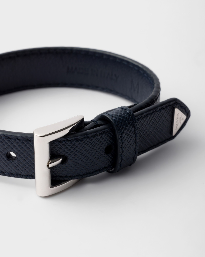 Prada Saffiano leather bracelet outlook