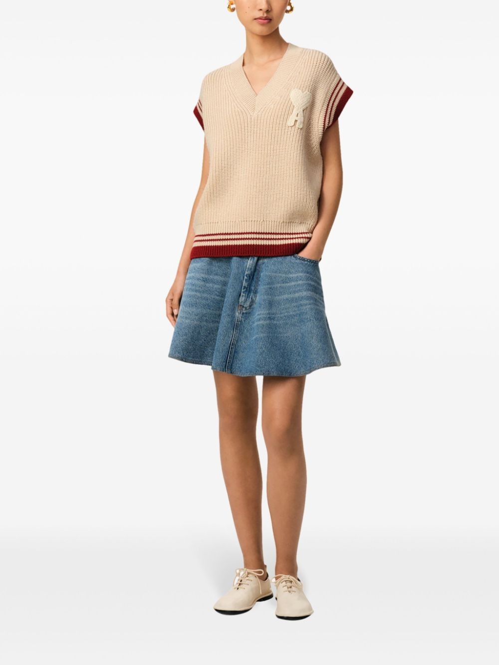 Ami de Coeur knitted vest - 2