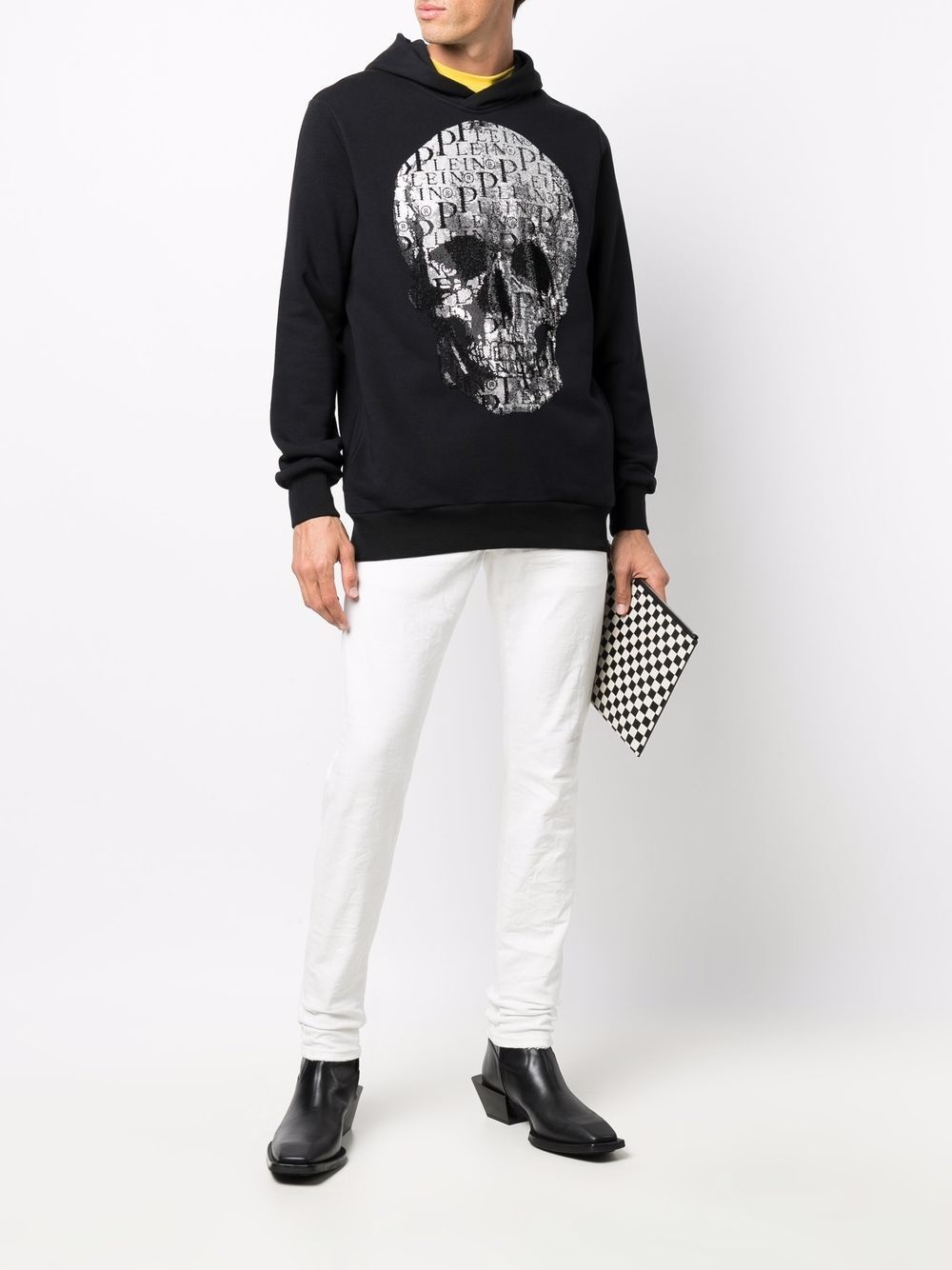 graphic-print long-sleeve hoodie - 2